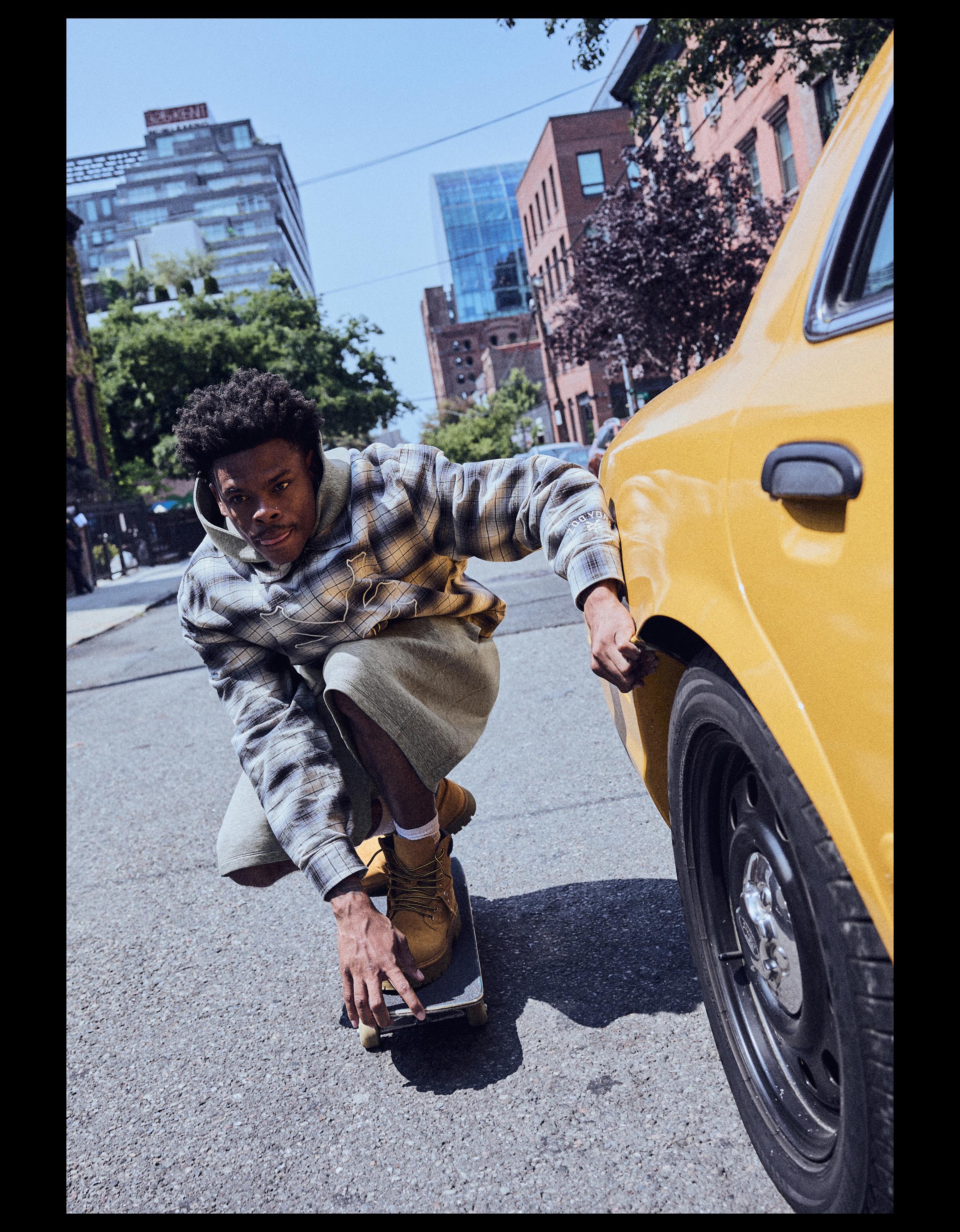 ZOO YORK check overshirt — Blue