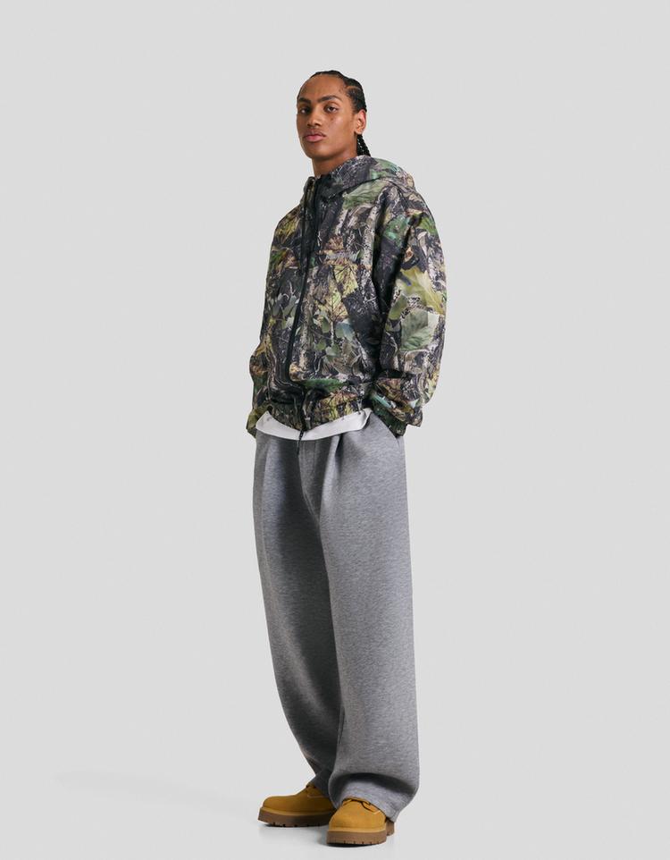 Printed technical jacket