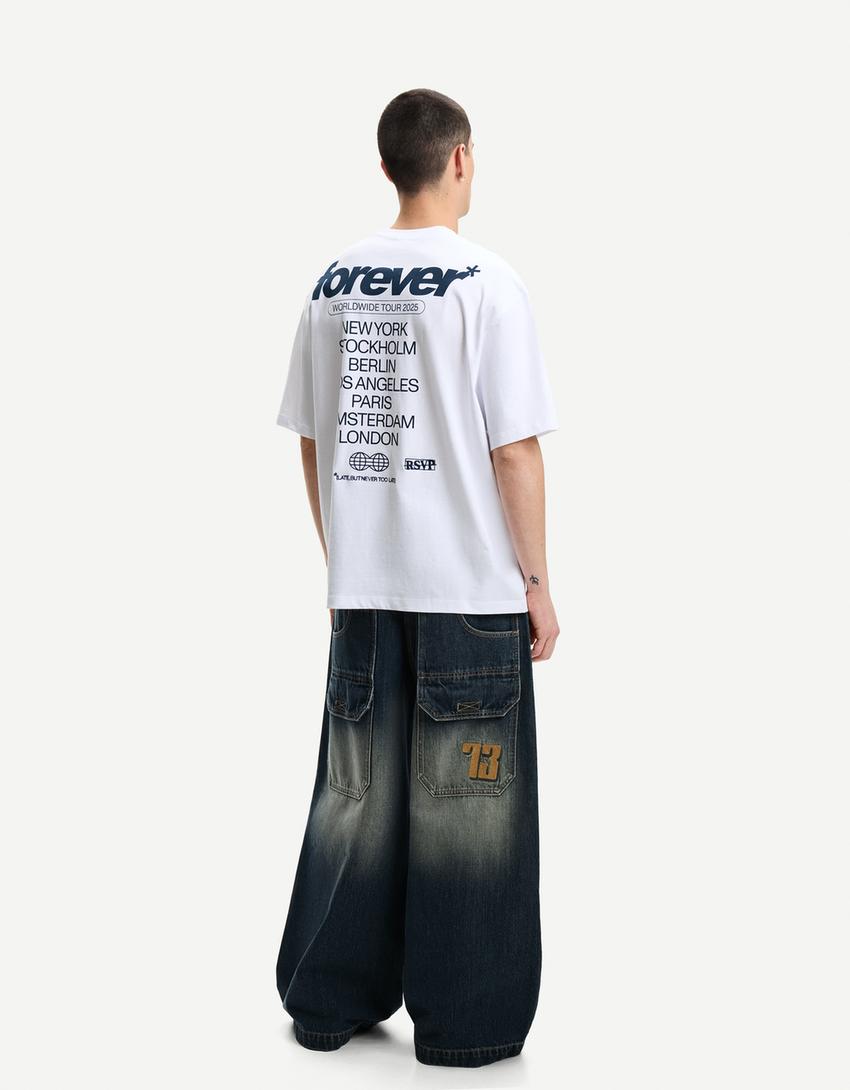 Super baggy jeans-Green-1