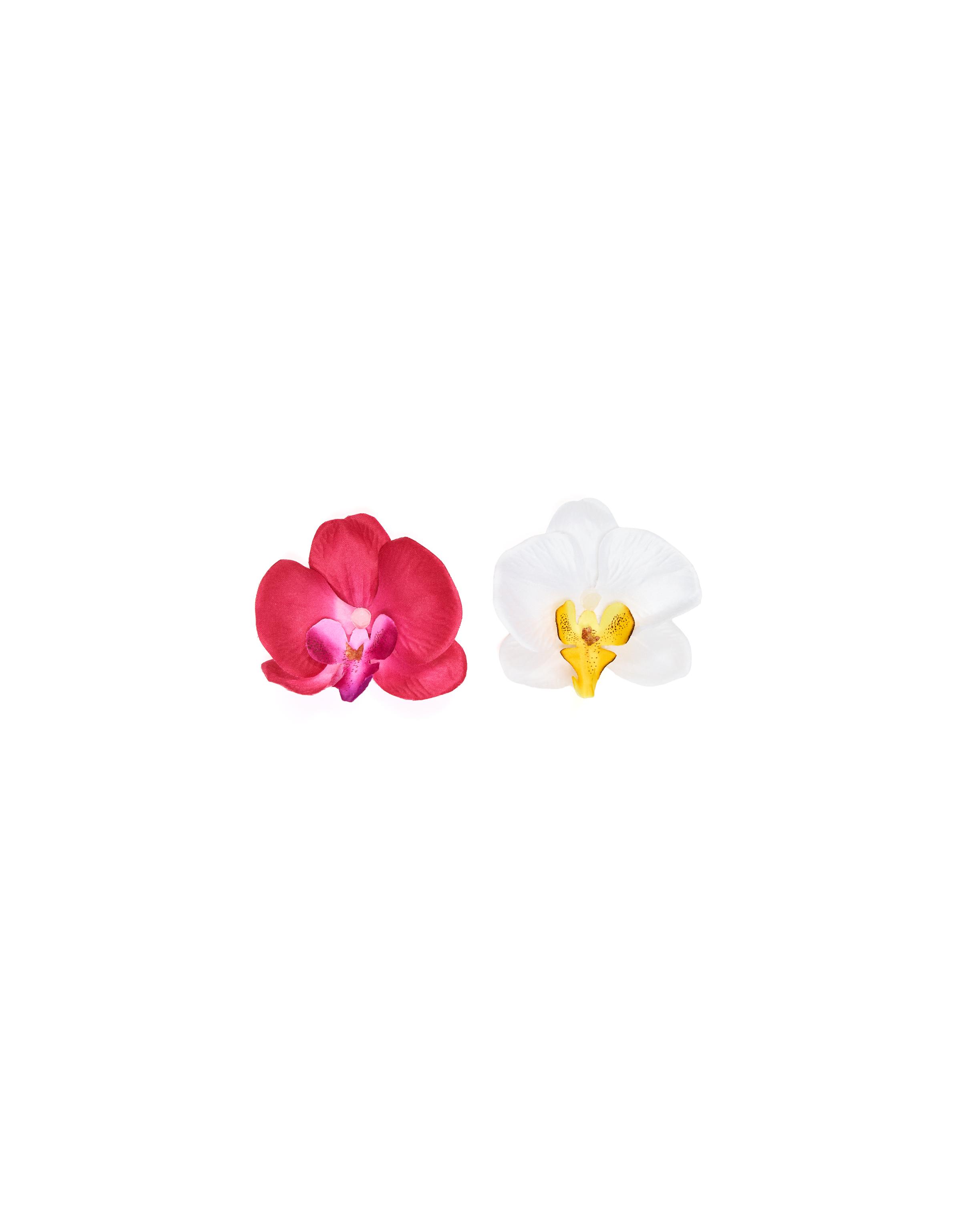 Flower clip pack — Red