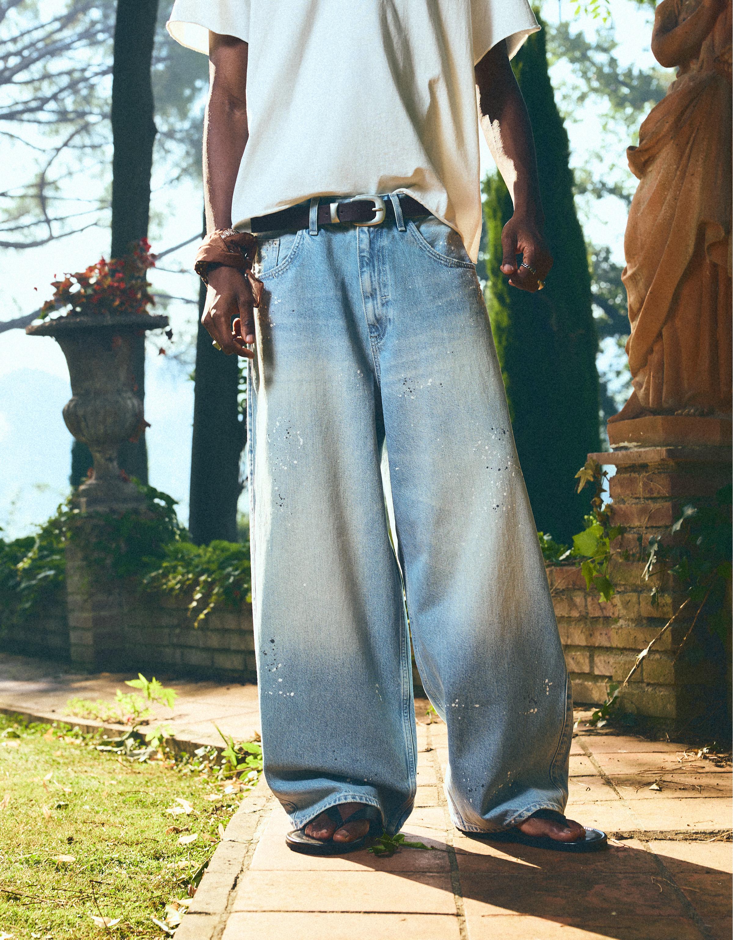 Super baggy jeans — Light blue