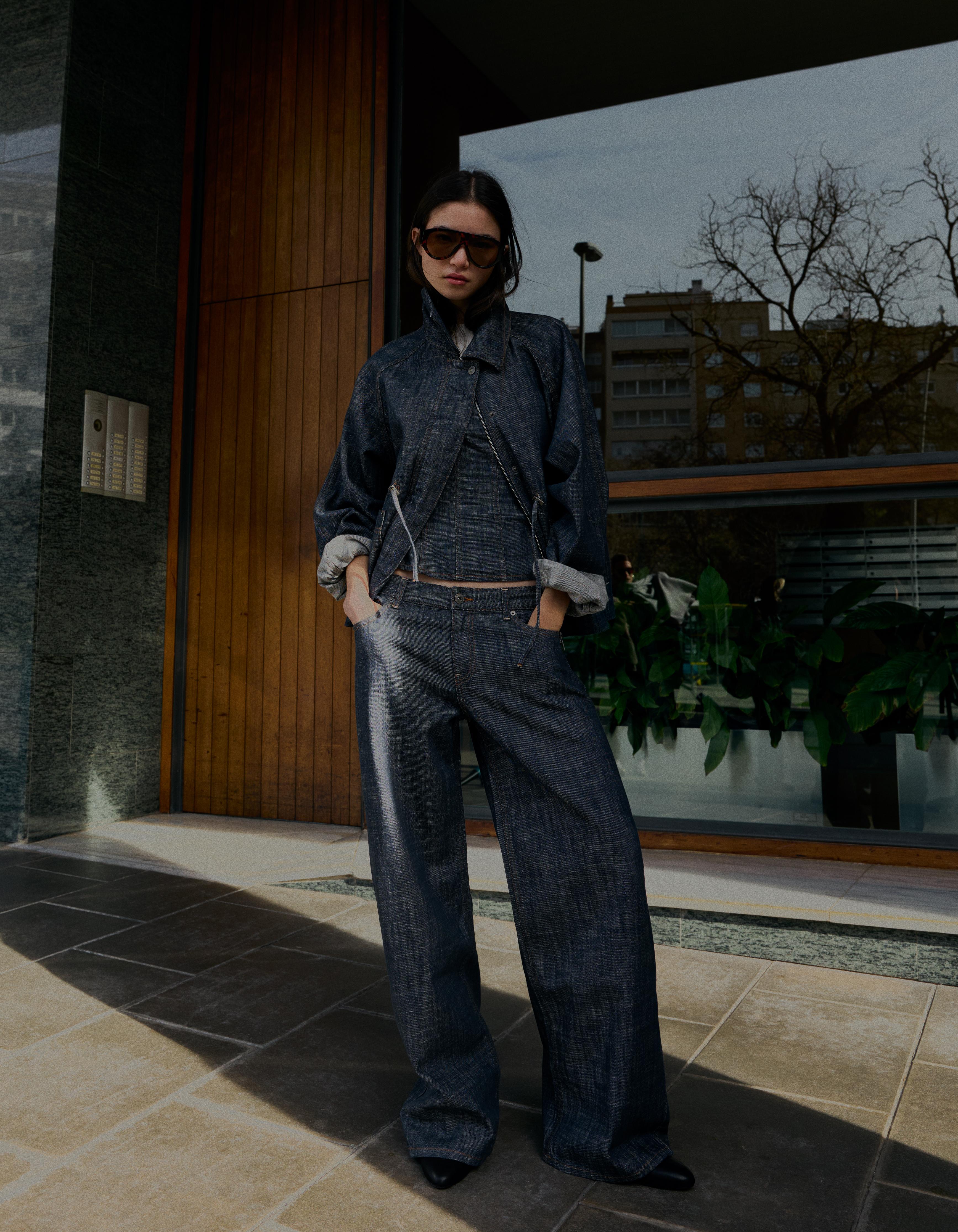 Düşük bel dokulu boyfriend jean - Görsel 20