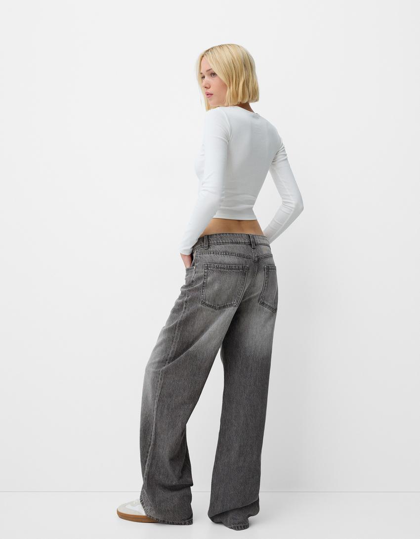 Baggy jeans-Dark grey-2