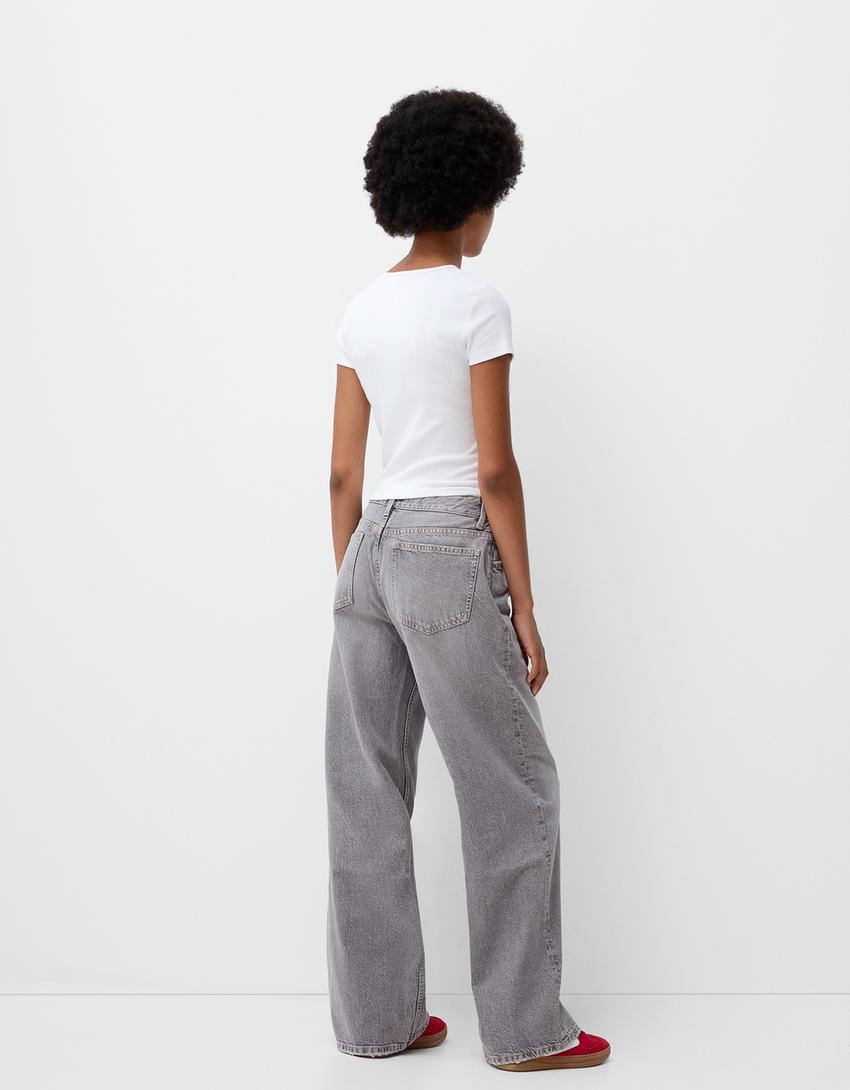 Jean large-Gris