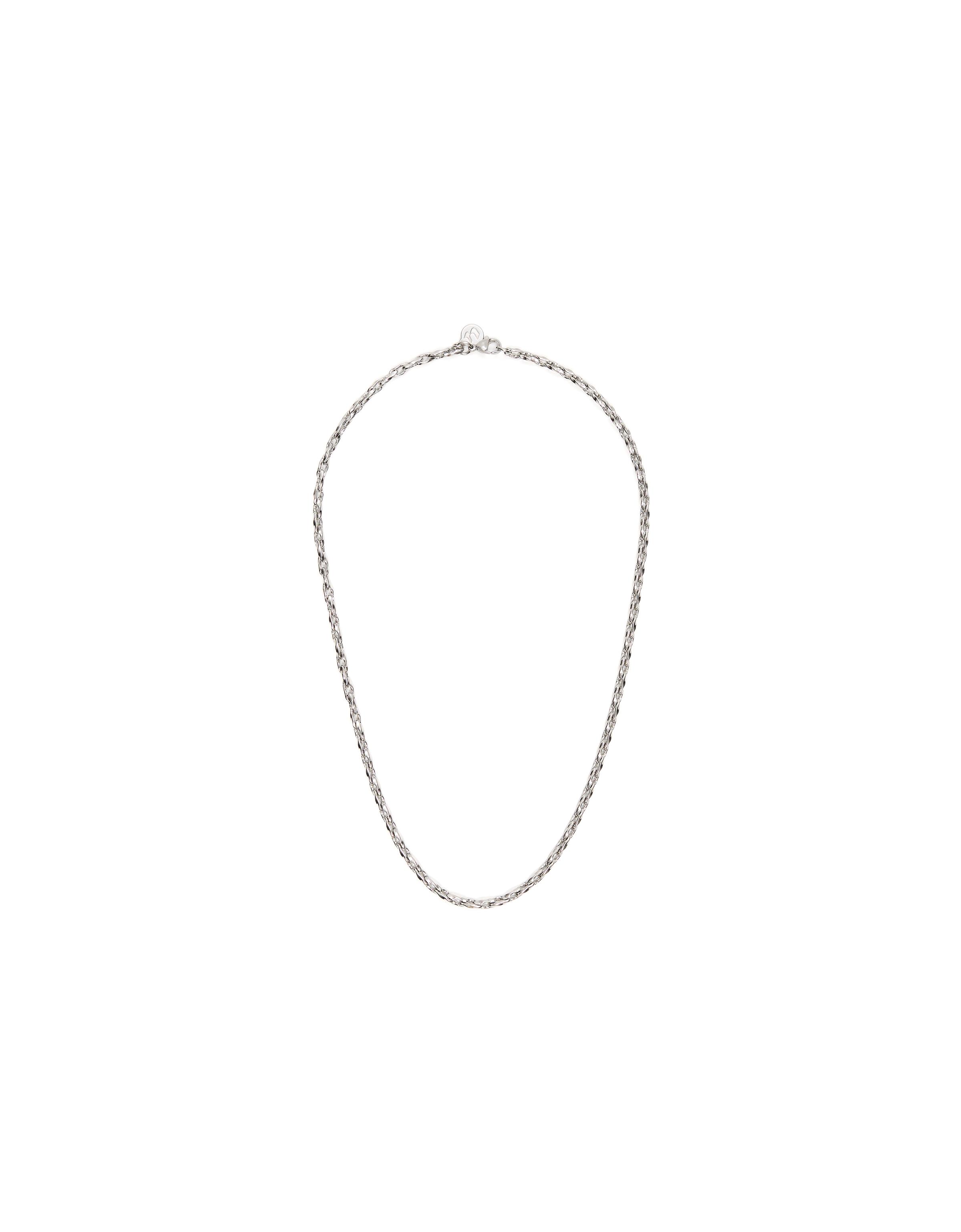 Fine steel link chain — Silver