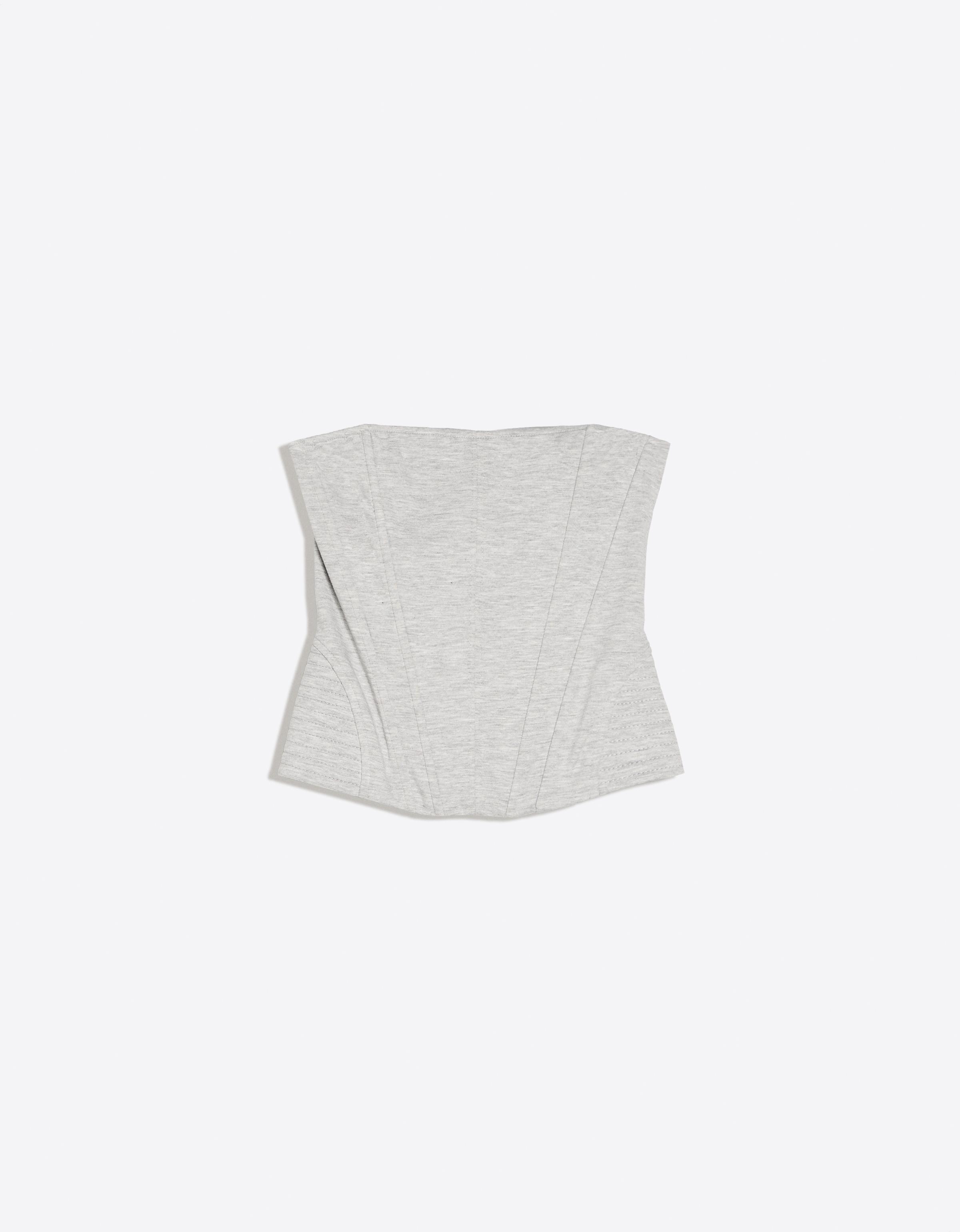 Corset bandeau top — Grey