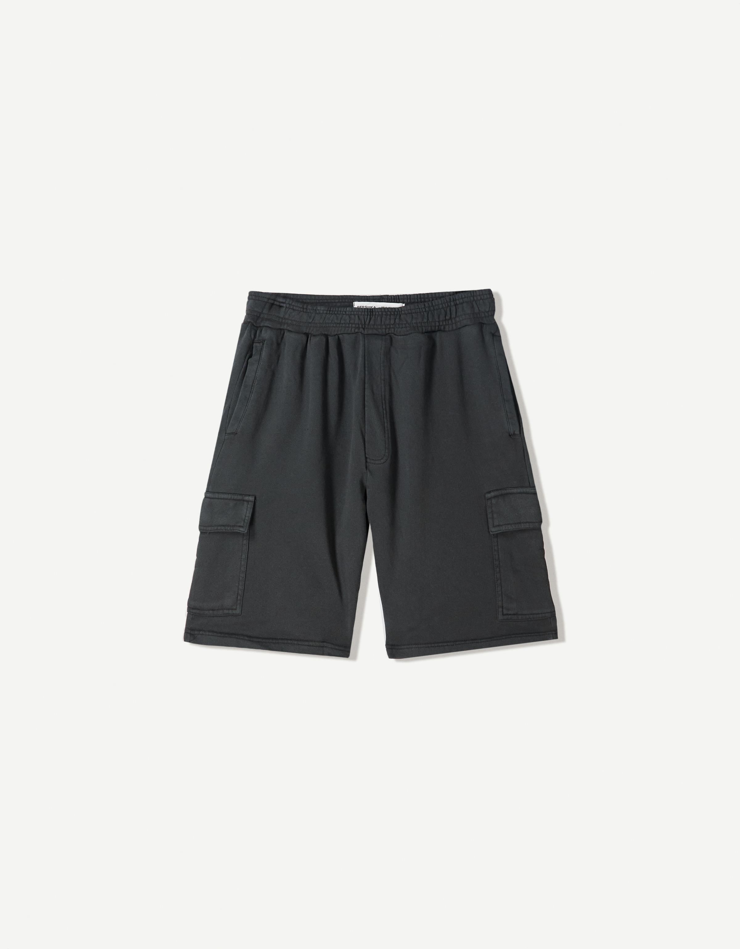 【SATIIIZ】Shiaro Cargo Bermuda Pants BXINGOHAI Bermuda Shorts Men Patterned Under $5 Clothing Man