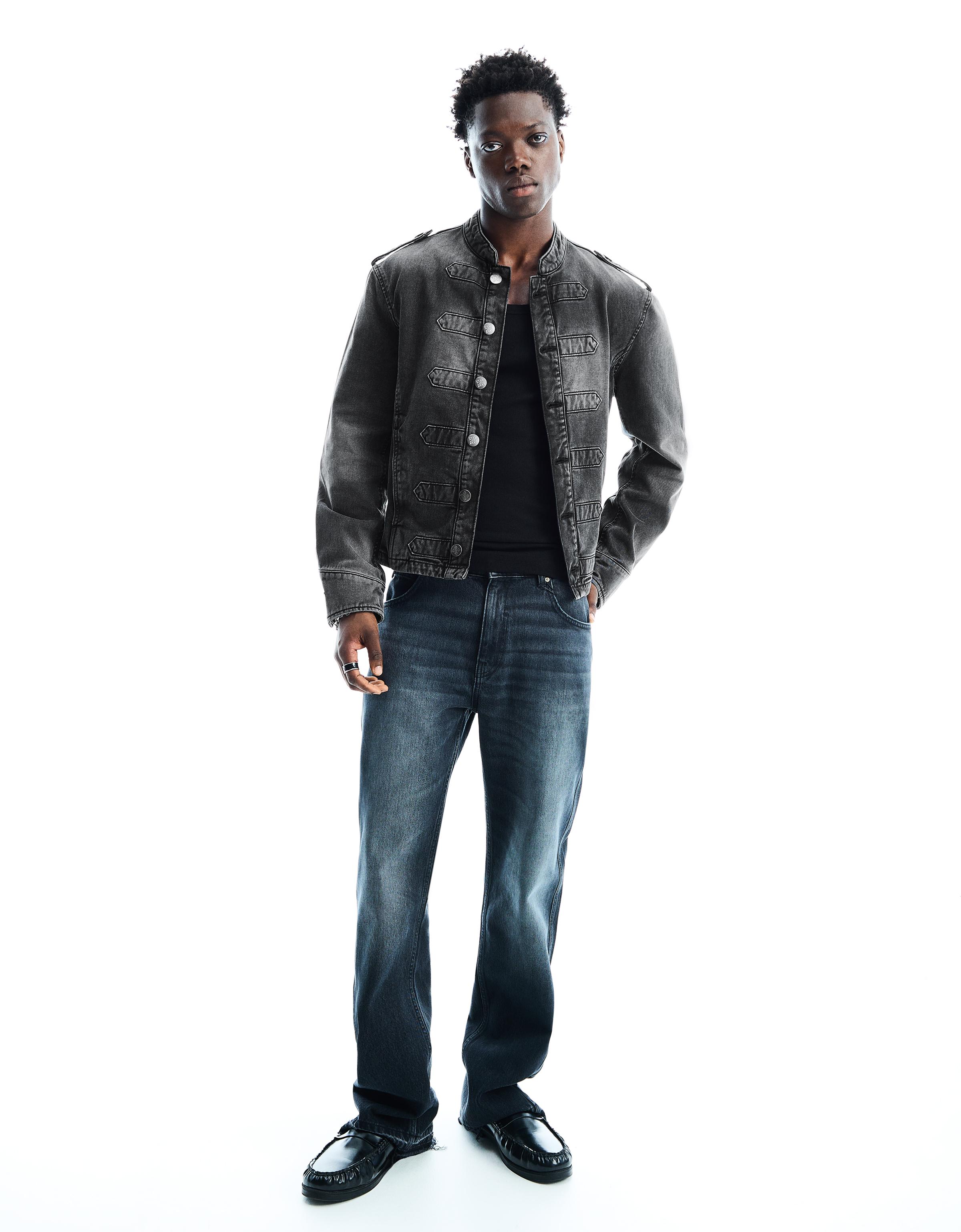 Button-up jacket — Black