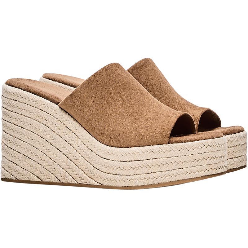 Jute wedge — Tan