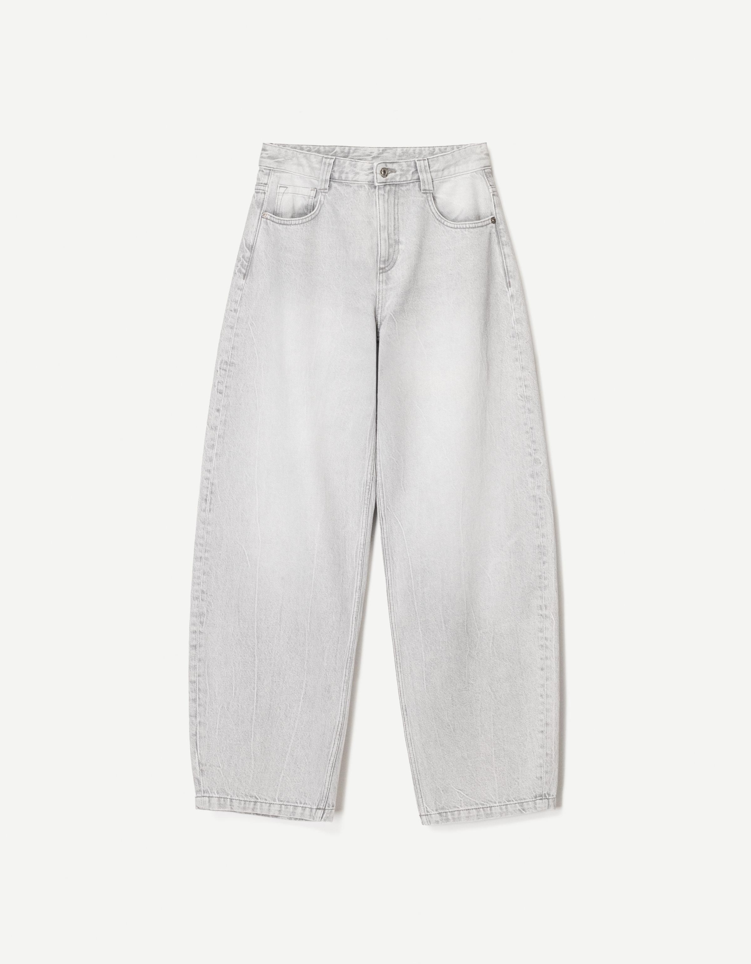 Yüksek bel barrel fit jean - Görsel 28