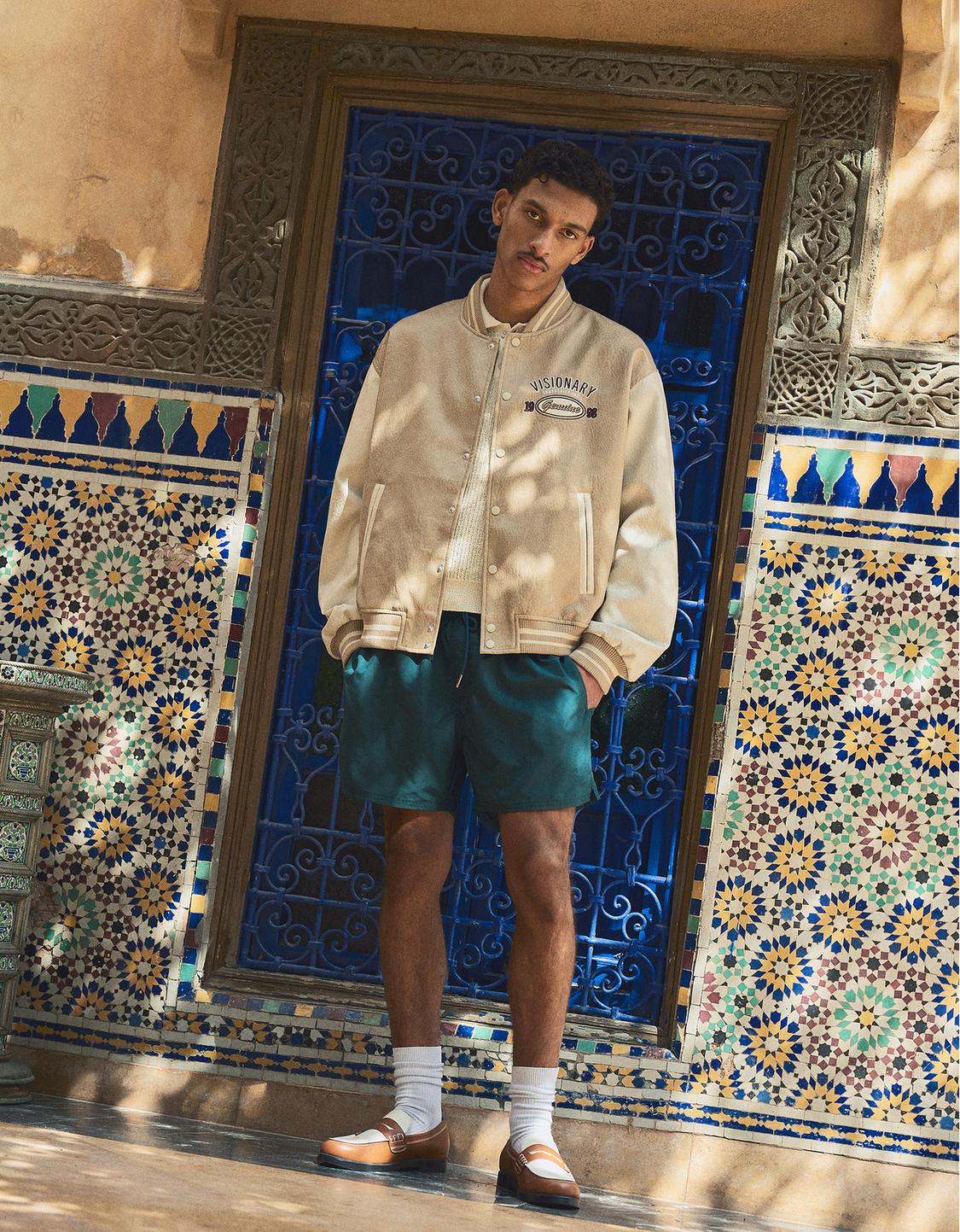 Plain swimming trunks