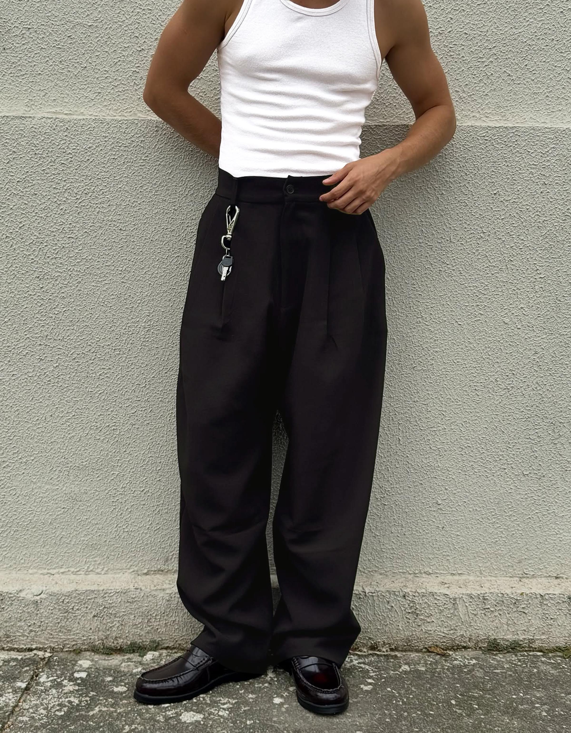 Piliseli superbaggy jogger fit pantolon - Görsel 70