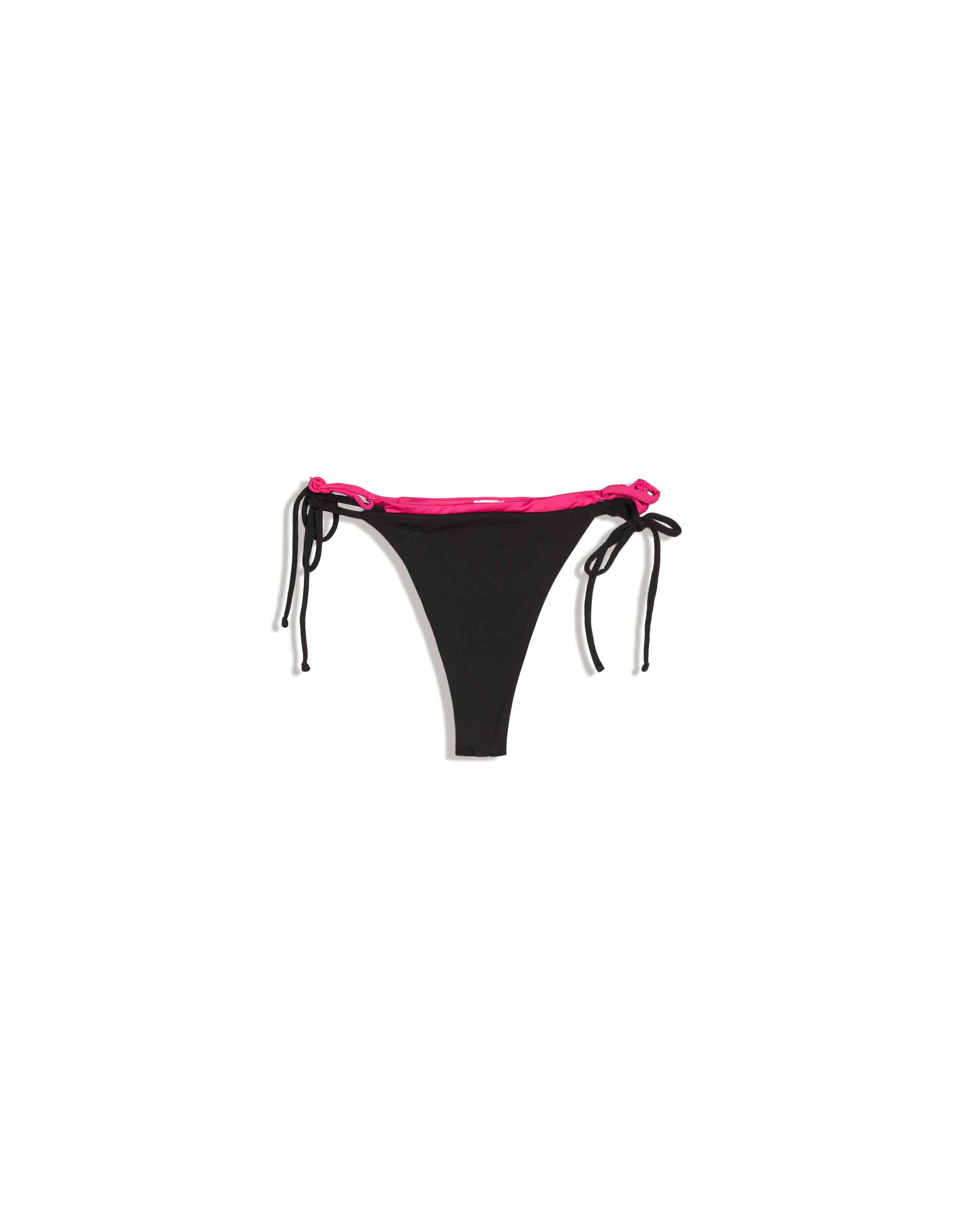 Layered bikini bottoms — Black