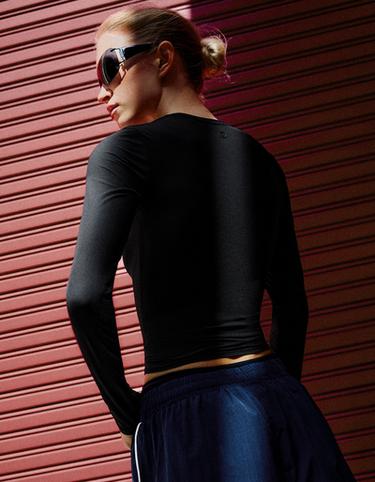 Technical long sleeve T-shirt Breathable & Quick Dry — Black 2