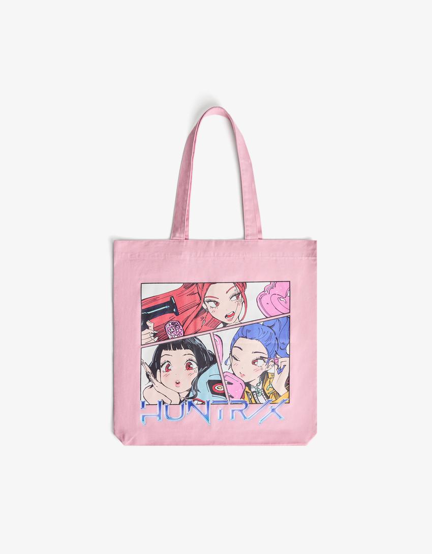 Sac cabas KPop Demon Hunters Huntr/x print-Rose