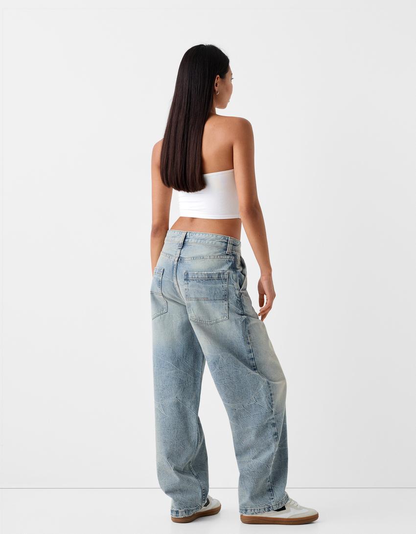 Skater jean-Açık mavi-2