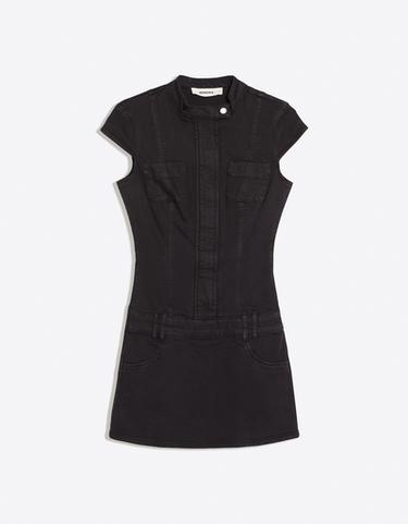 Mini twill dress — Grey 5