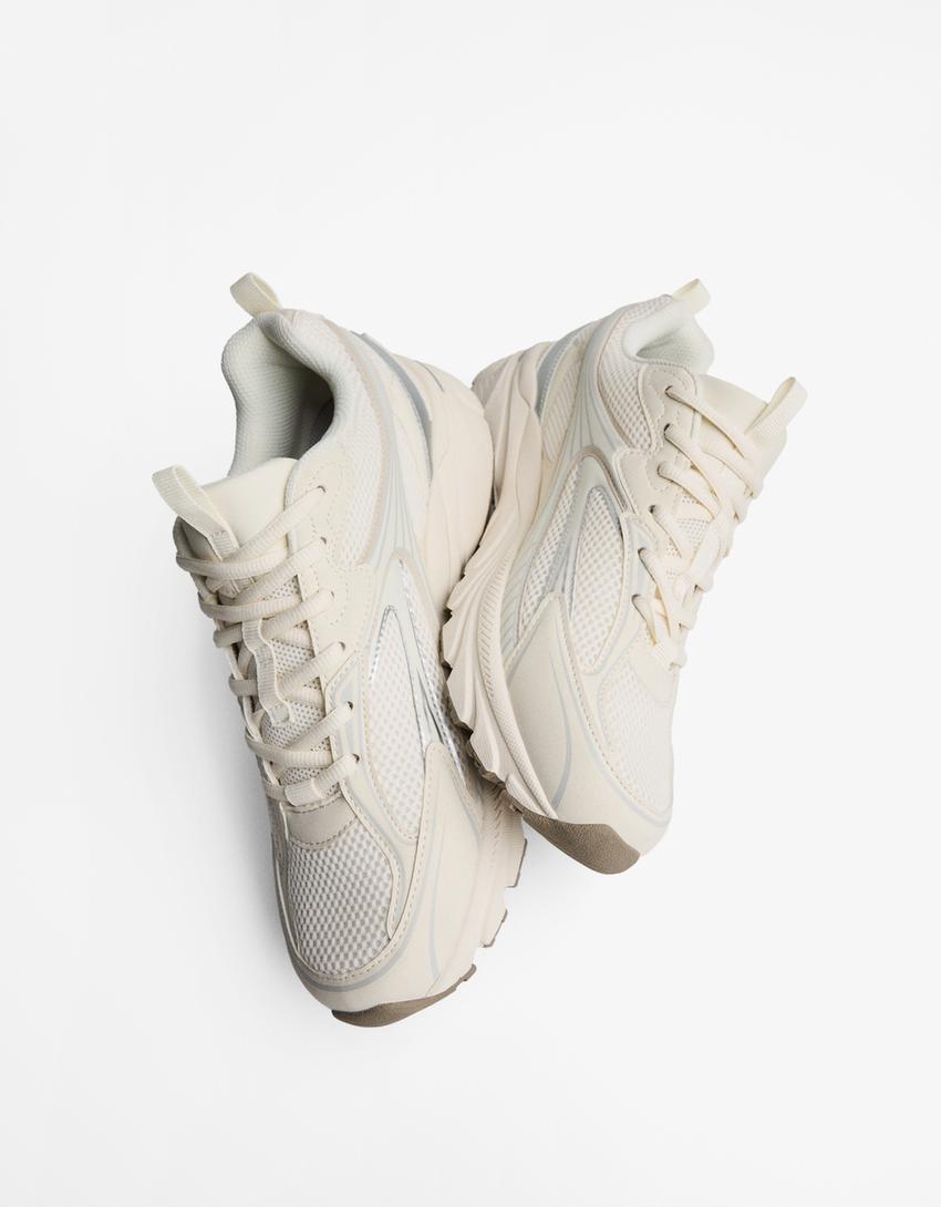 Multi-piece sneakers-WHITE-3