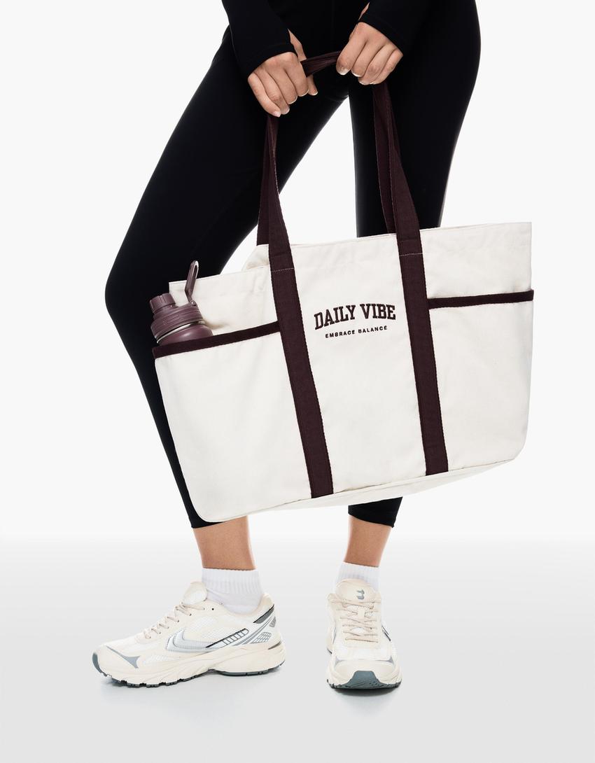 Bossa shopping brodat-Cru-1