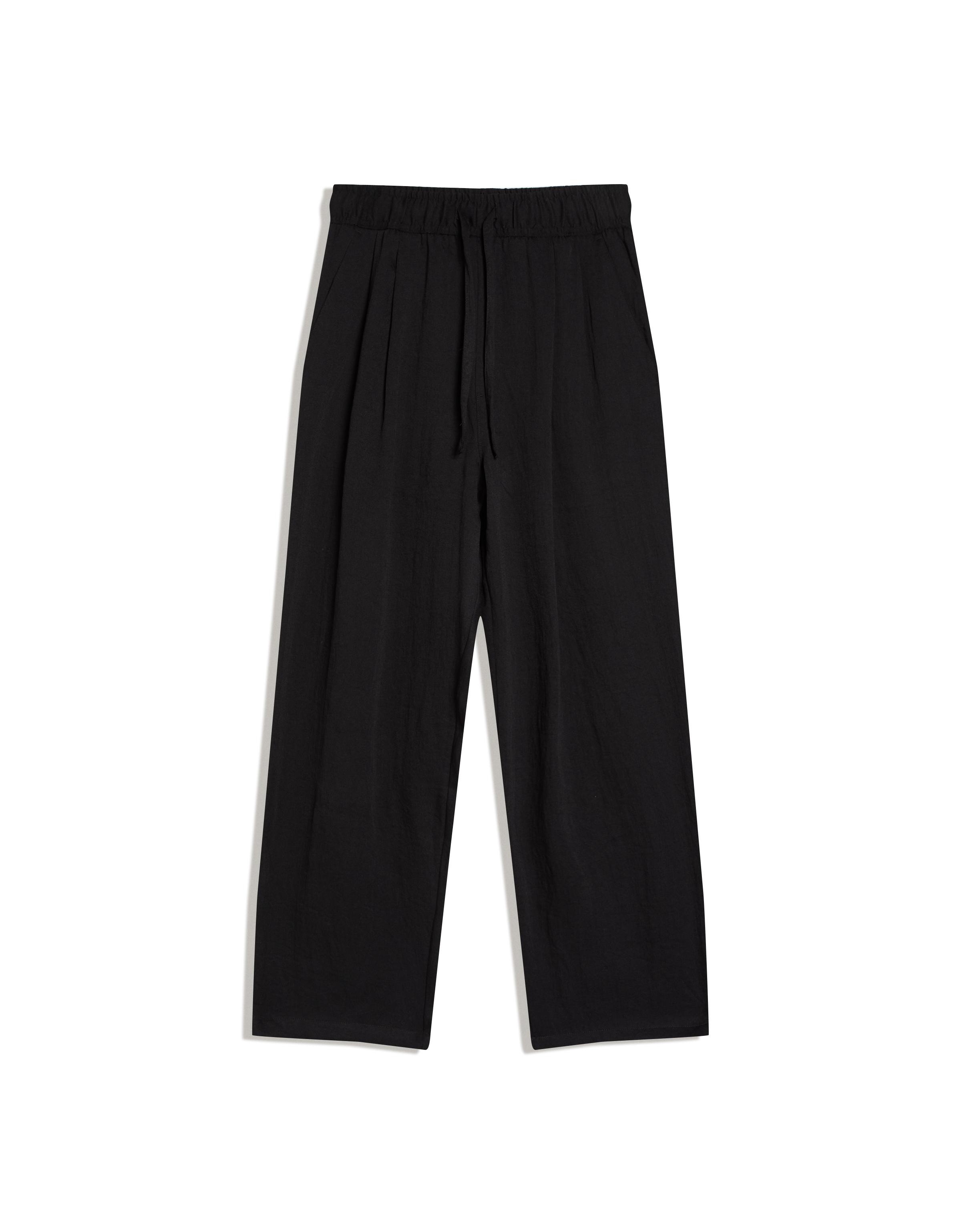 Rustic baggy trousers — Black
