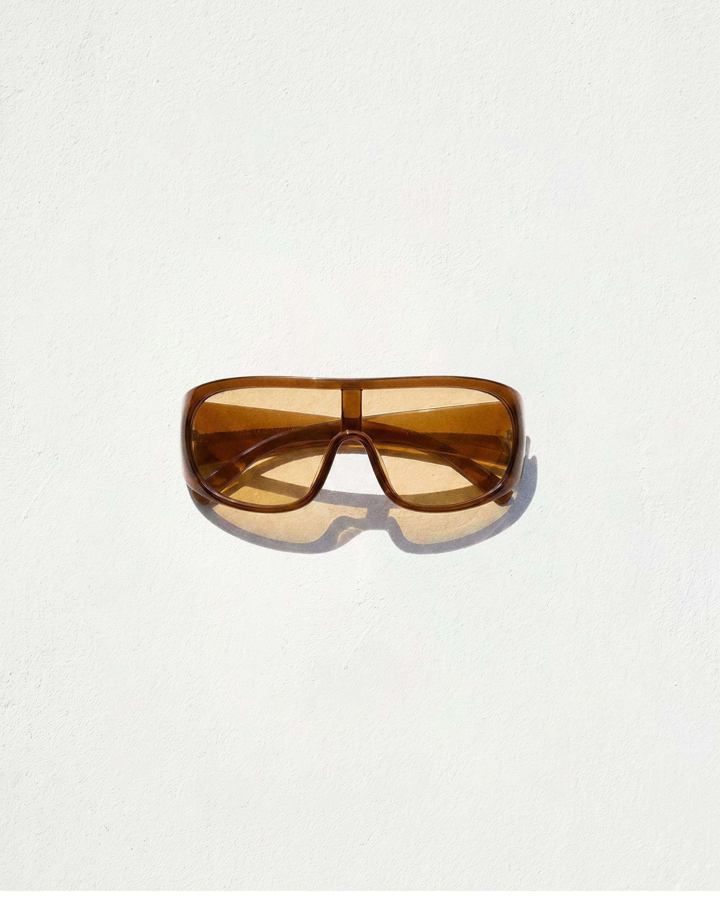 Plastic sunglasses — Brown