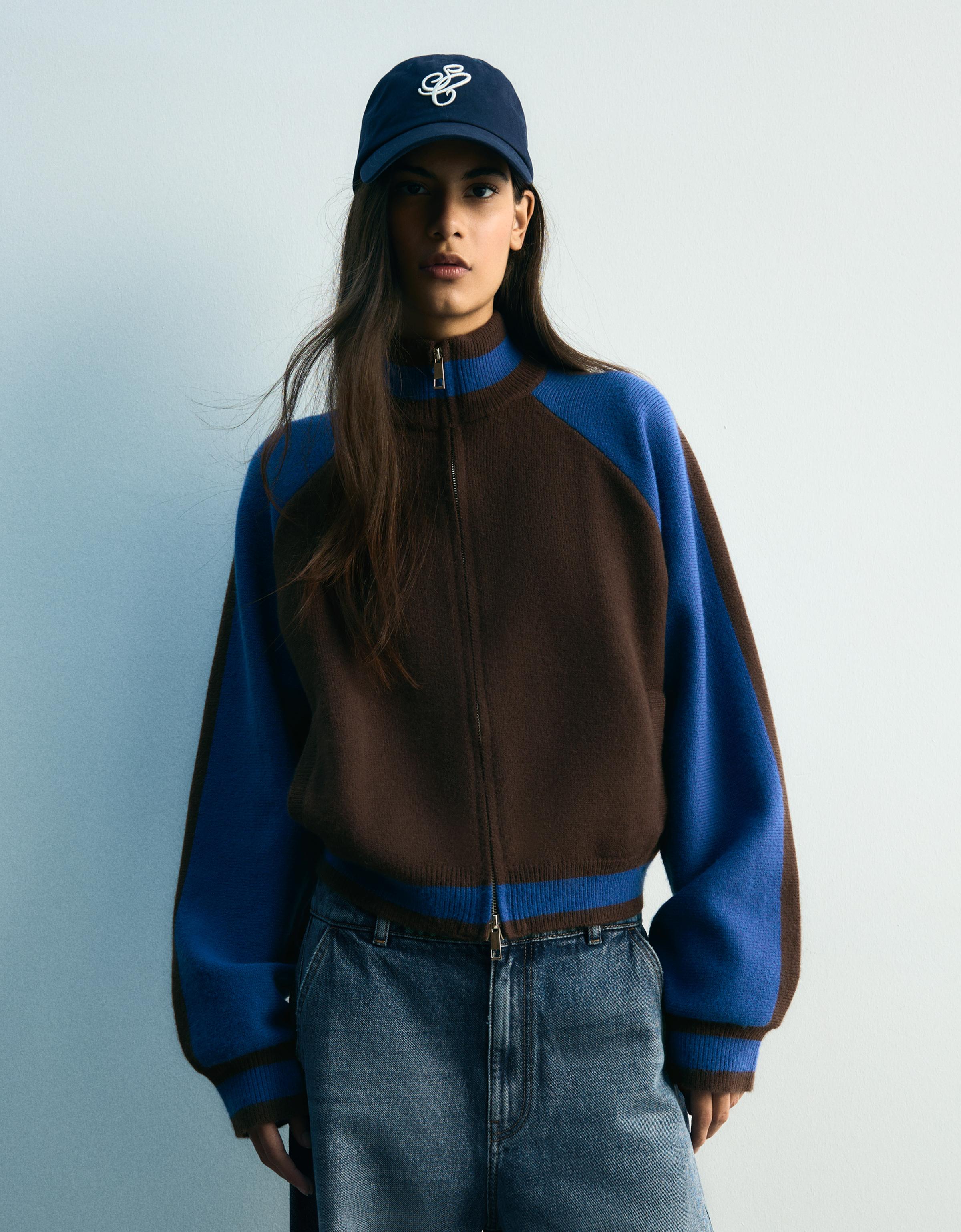 Chaqueta punto cremallera