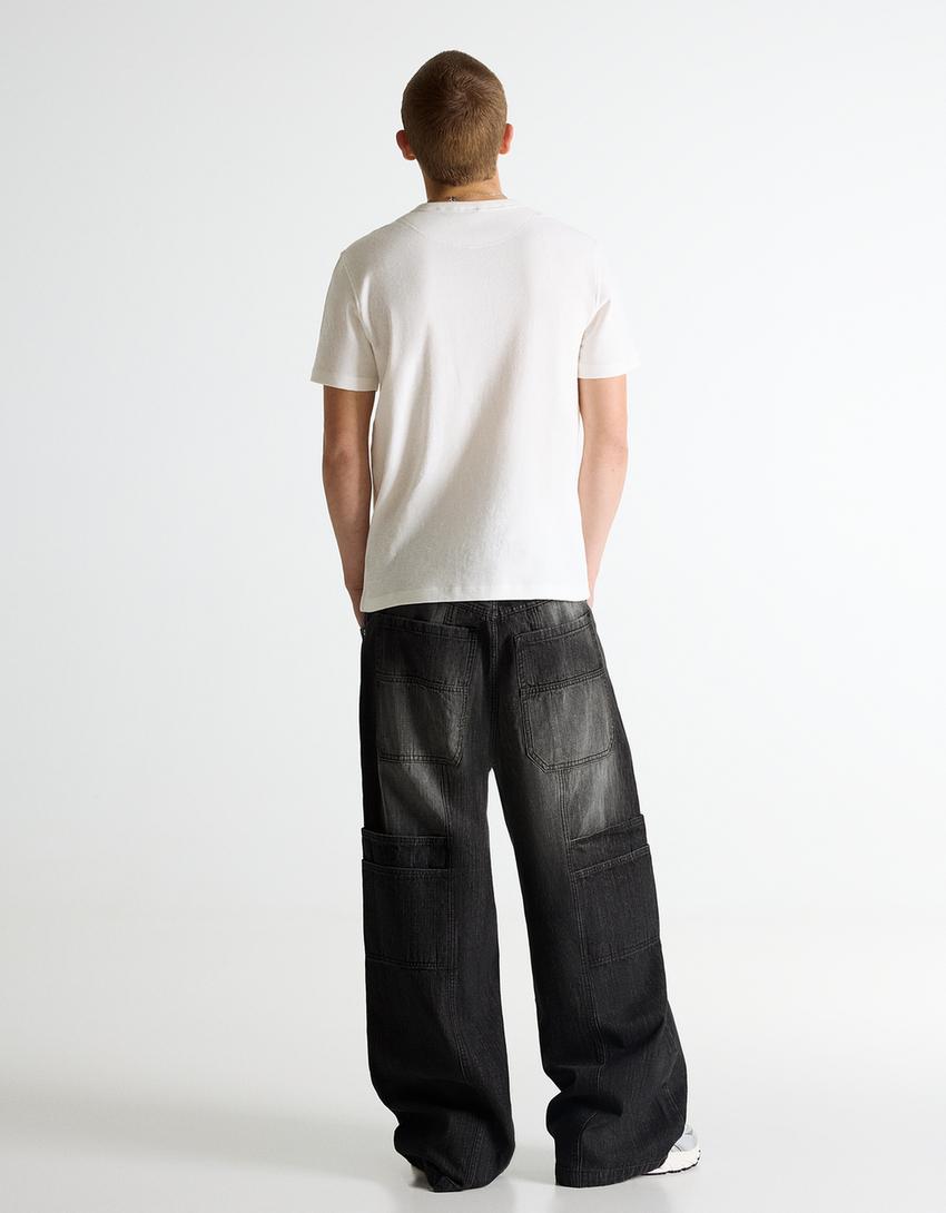 Megabaggy Jeans-Schwarz