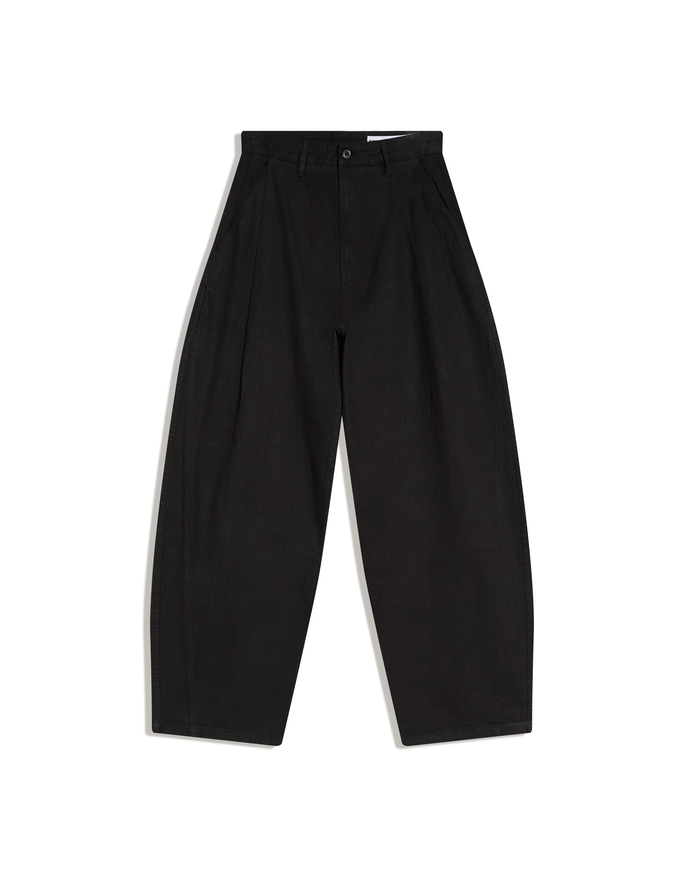 Ketenli super baggy fit pantolon - Görsel 90