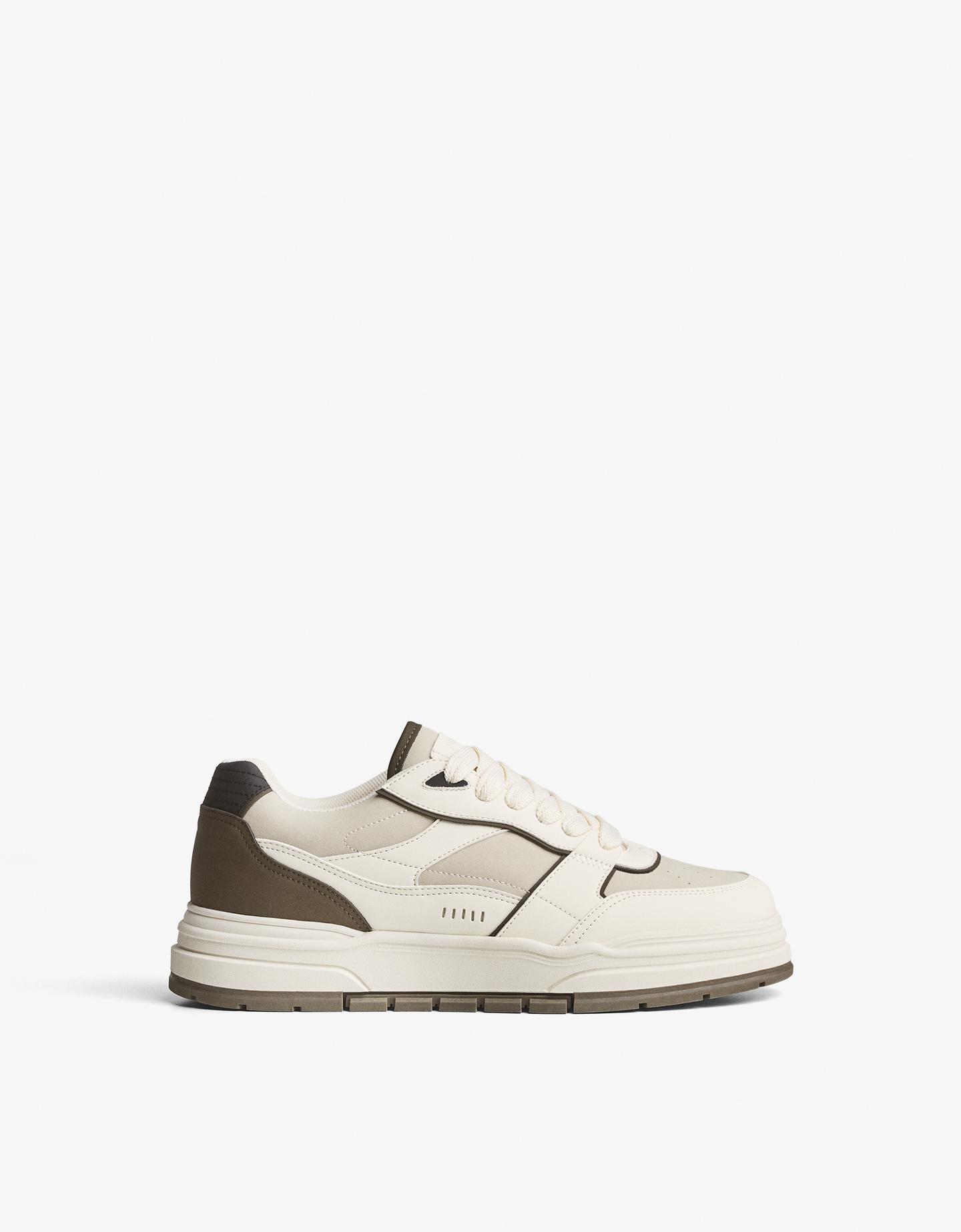 Bershka Sneakers Suola Spessa Uomo 41 Multicolore