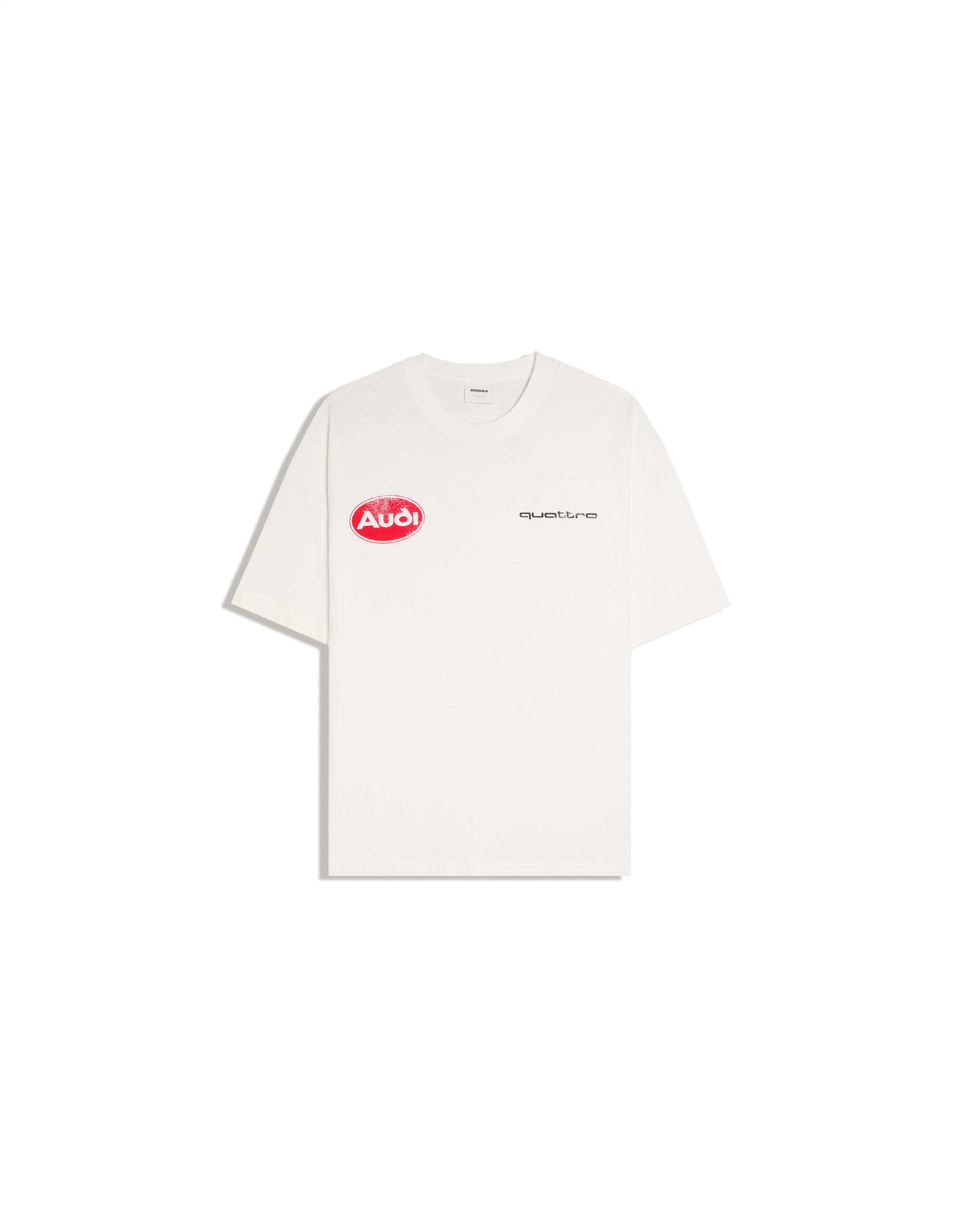 Relaxed fit T-shirt AUDI — Off white