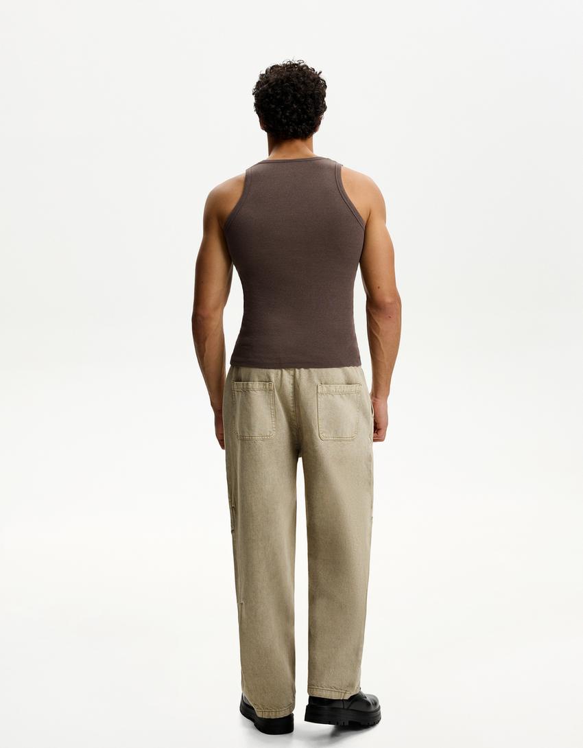 Camiseta tirantes rib