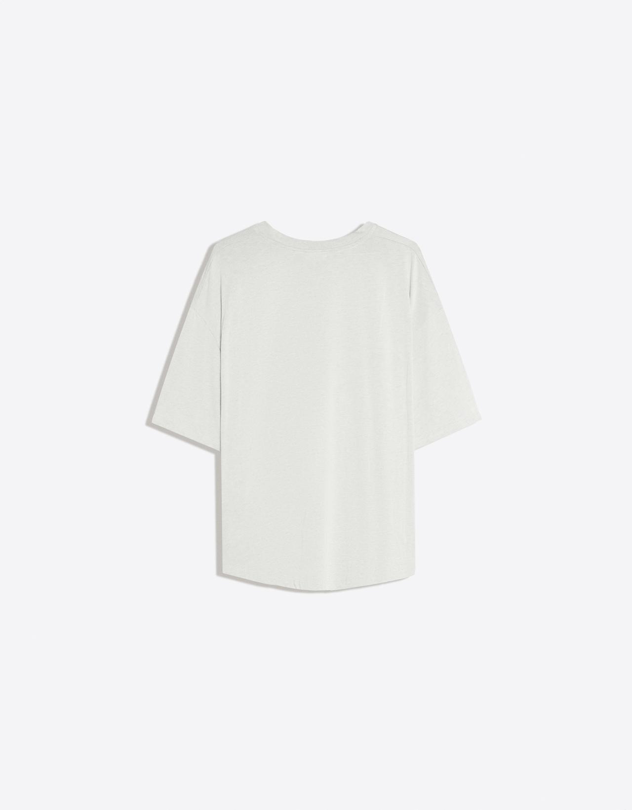 Short sleeve oversize T-shirt — Grey