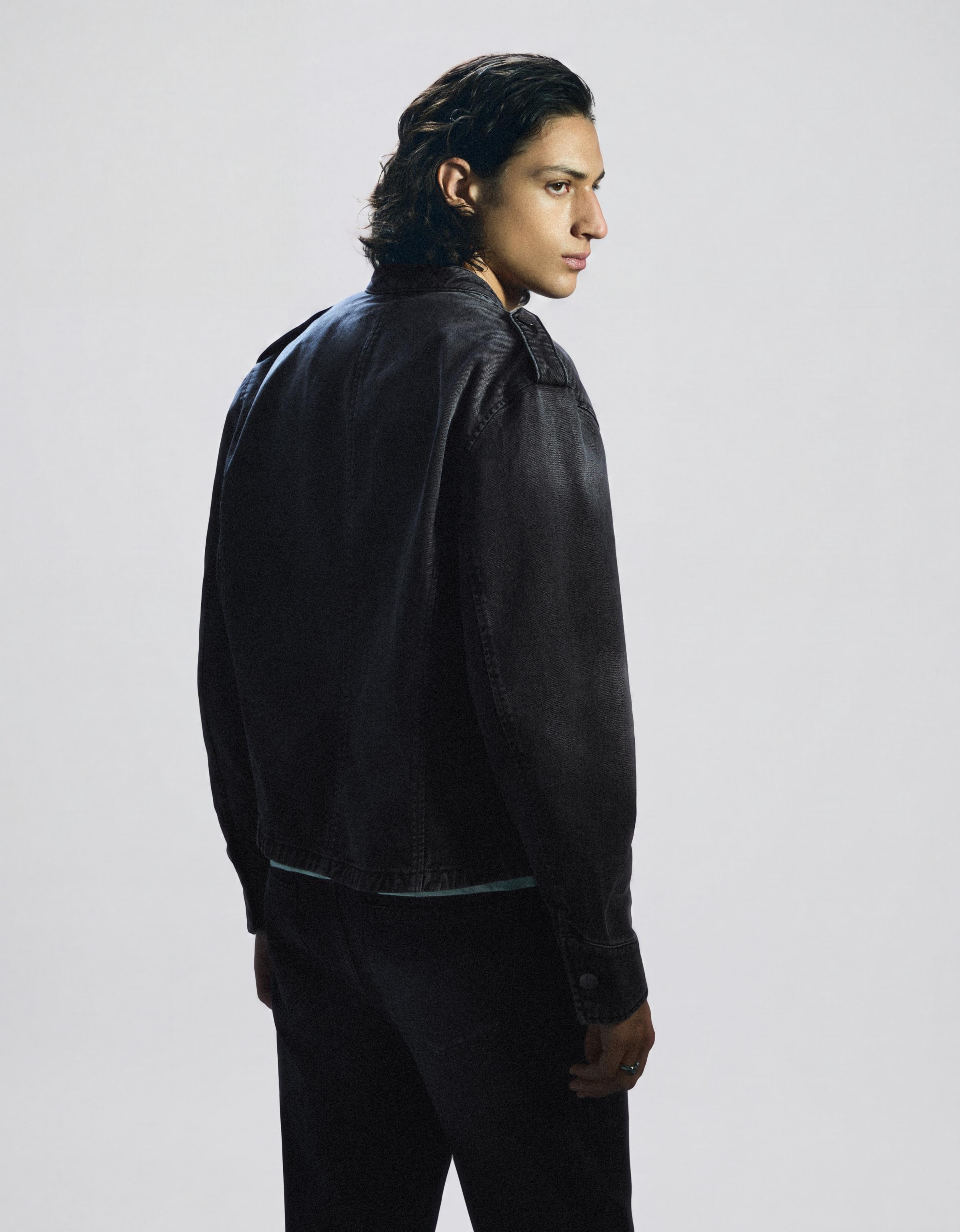 Button-up jacket — Black
