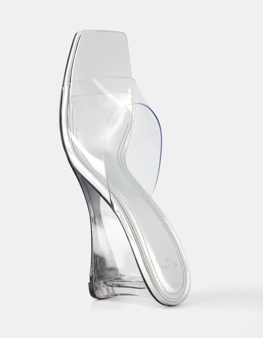 خف فينيل عالي الكعب-شفاف-3