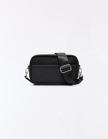 Technical monogram crossbody bag — Black 3