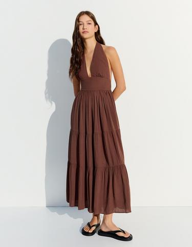 Women's Long and Short Dresses | Bershka Women's Long and Short Dresses | Bershka