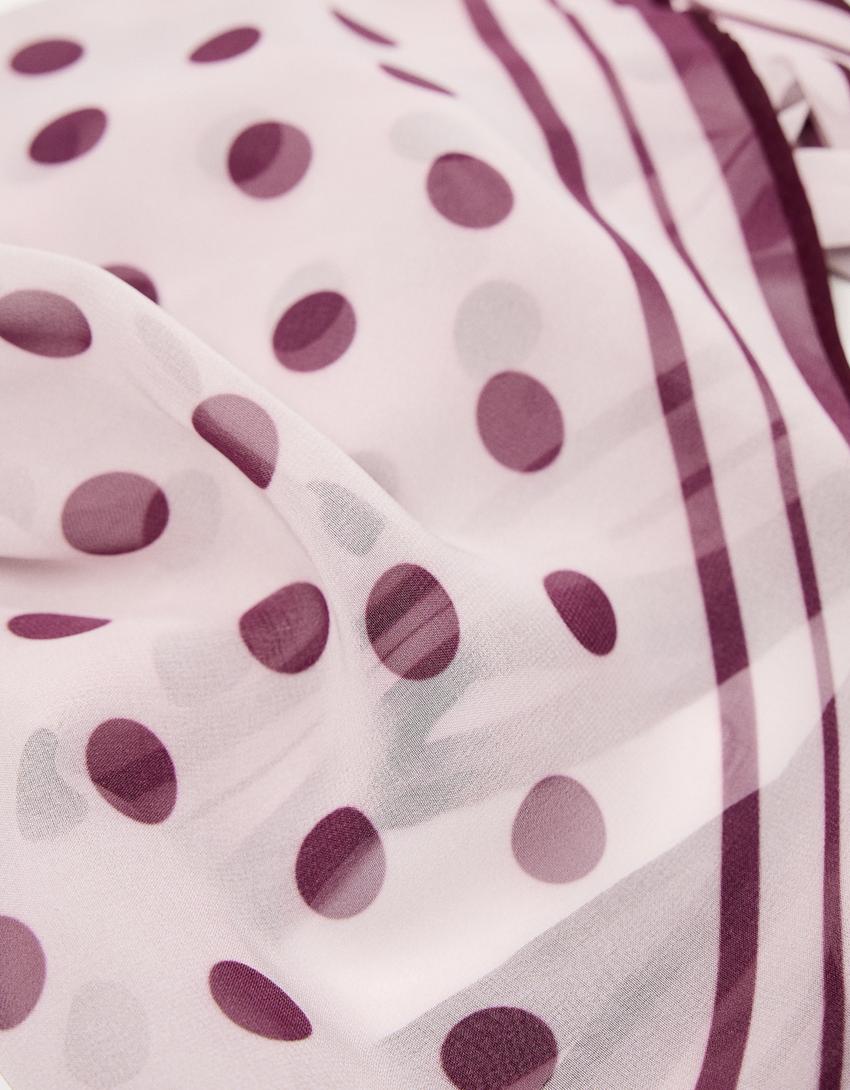 Polka dot bandana-Pink