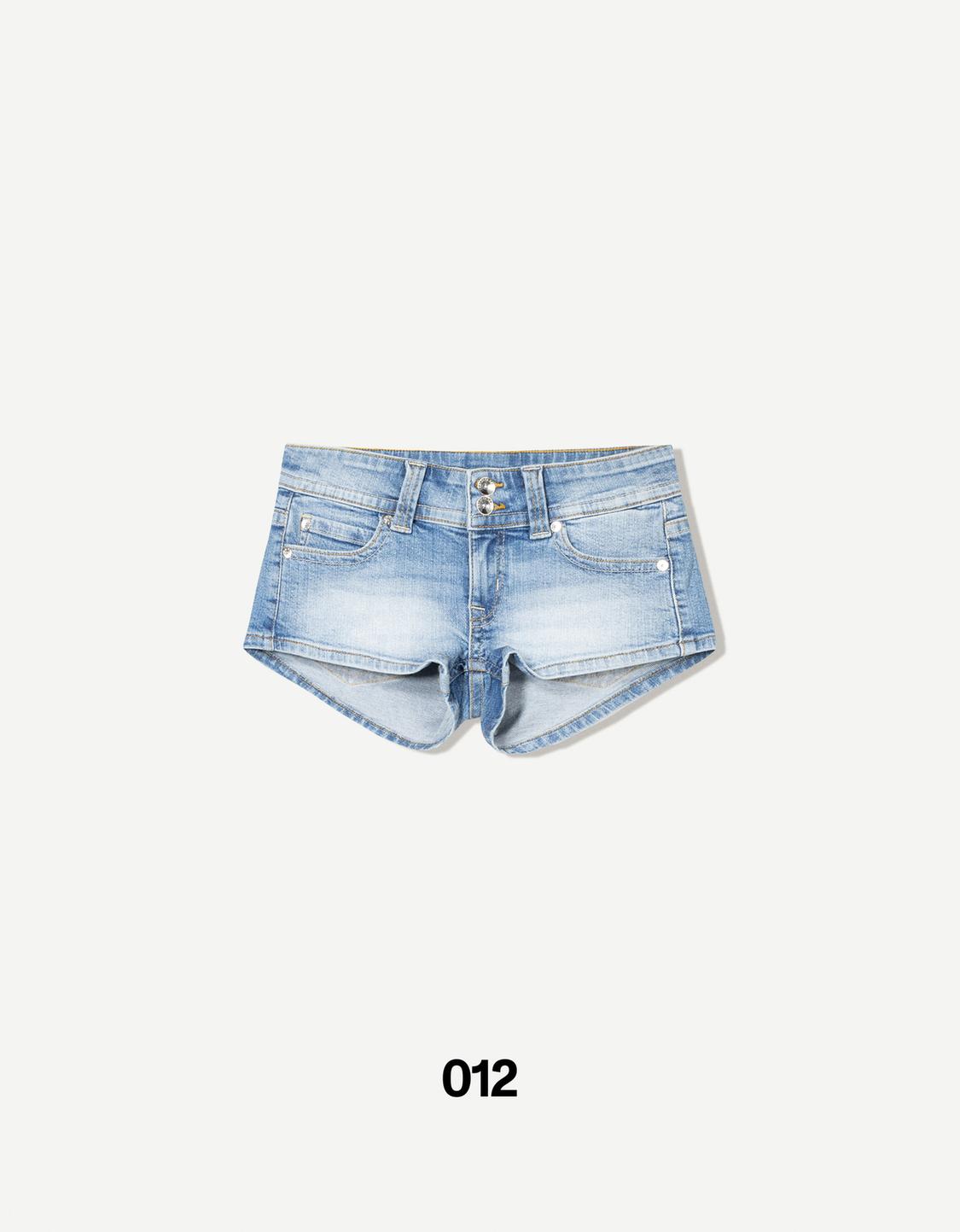 Mini denim shorts
