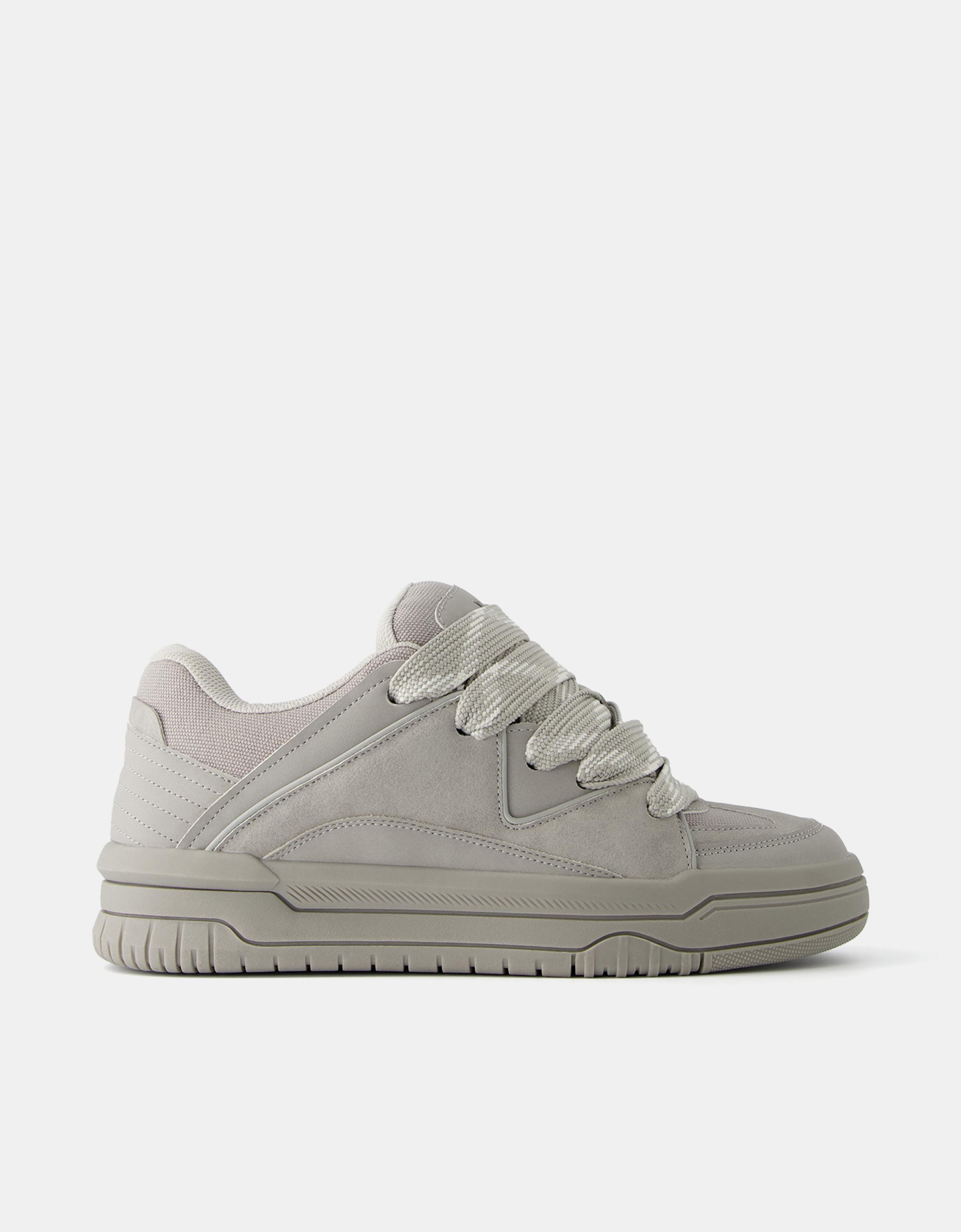 Kalın tabanlı kaykay ayakkabısı - Görsel 24