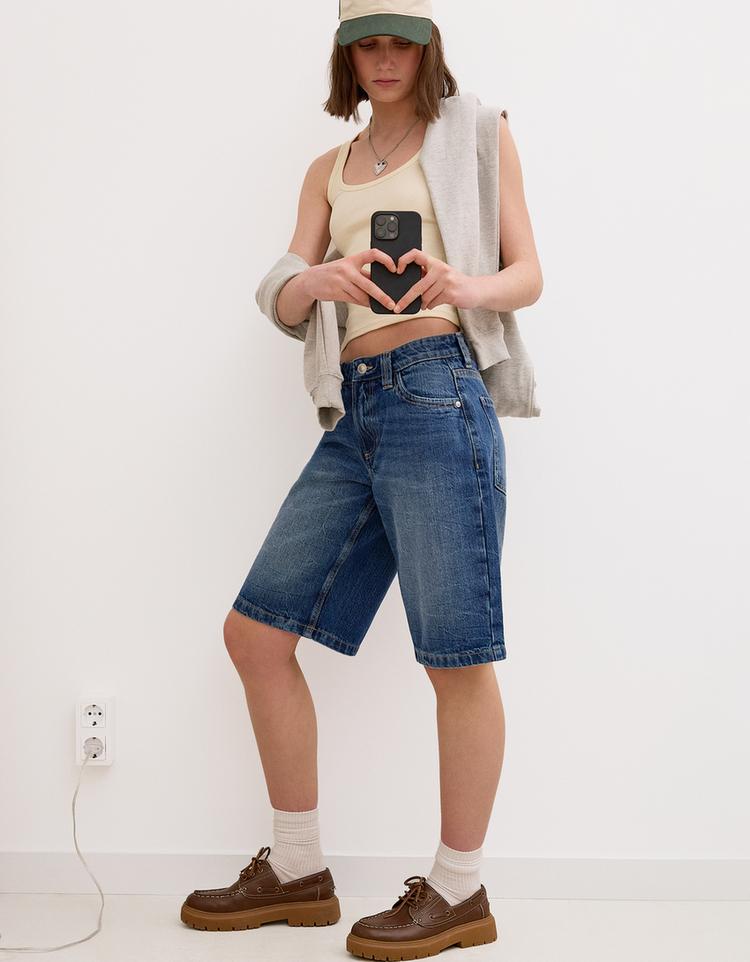 Baggy denim şort