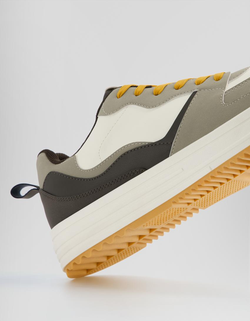 Baskets multipièces homme-Vert-3