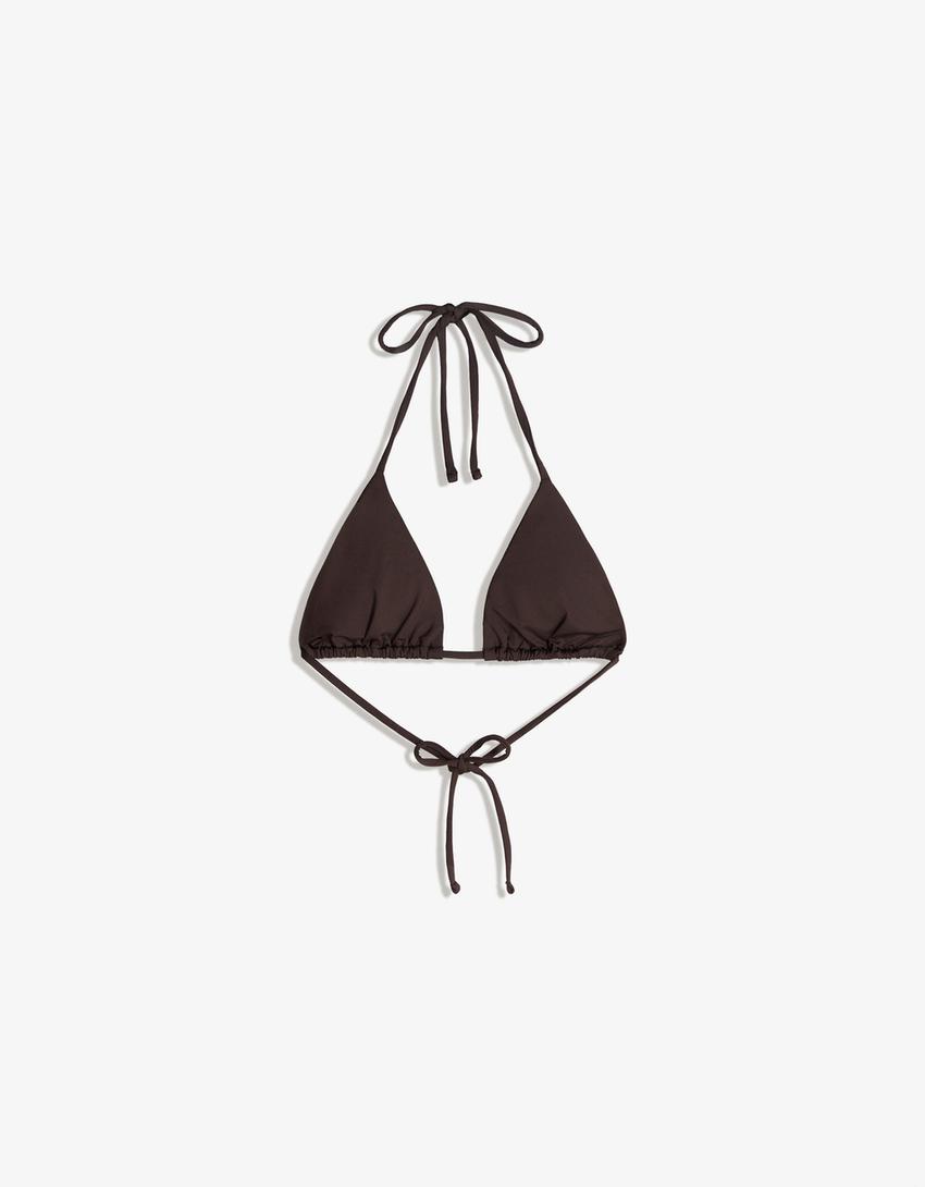 Top bikini lazada-Marrón