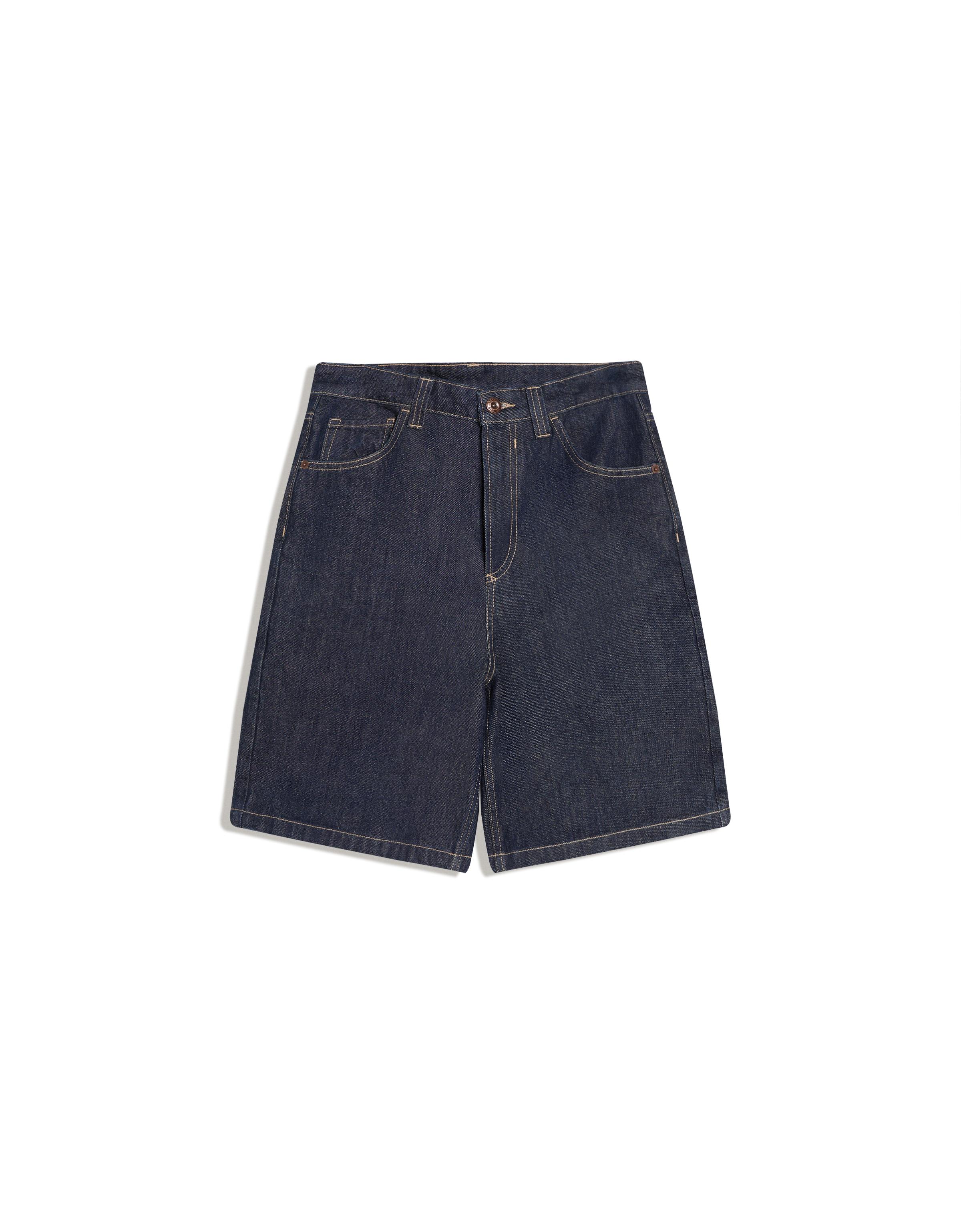 Bershka Baggy fit denim bermuda görsel 2