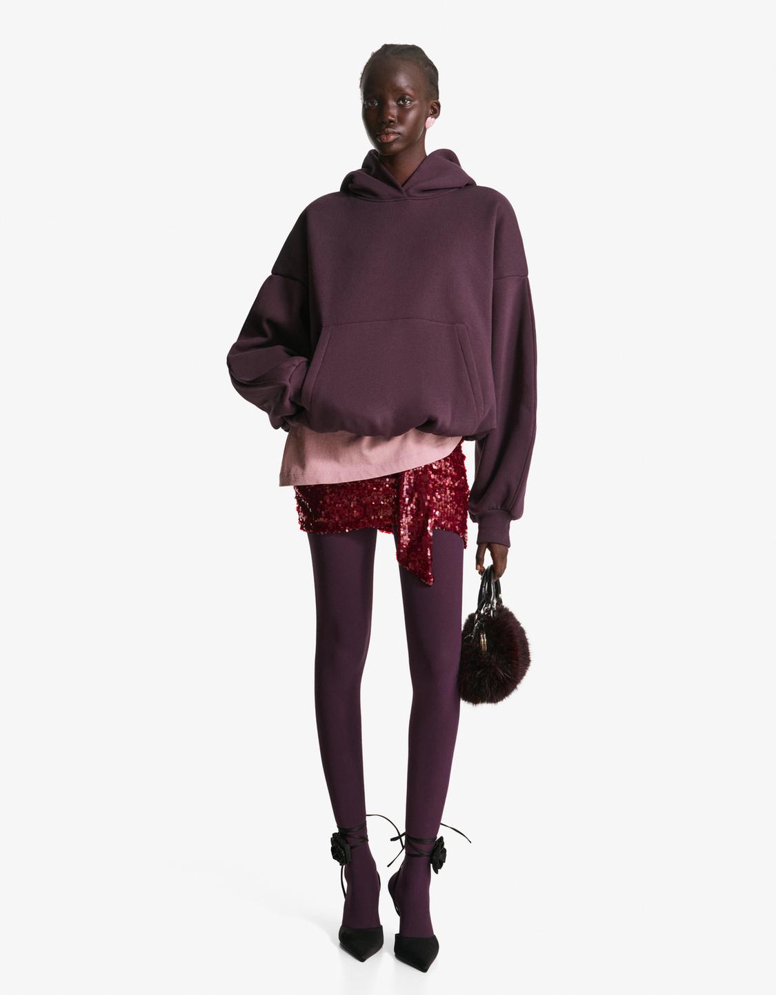 Sequin mini skirt