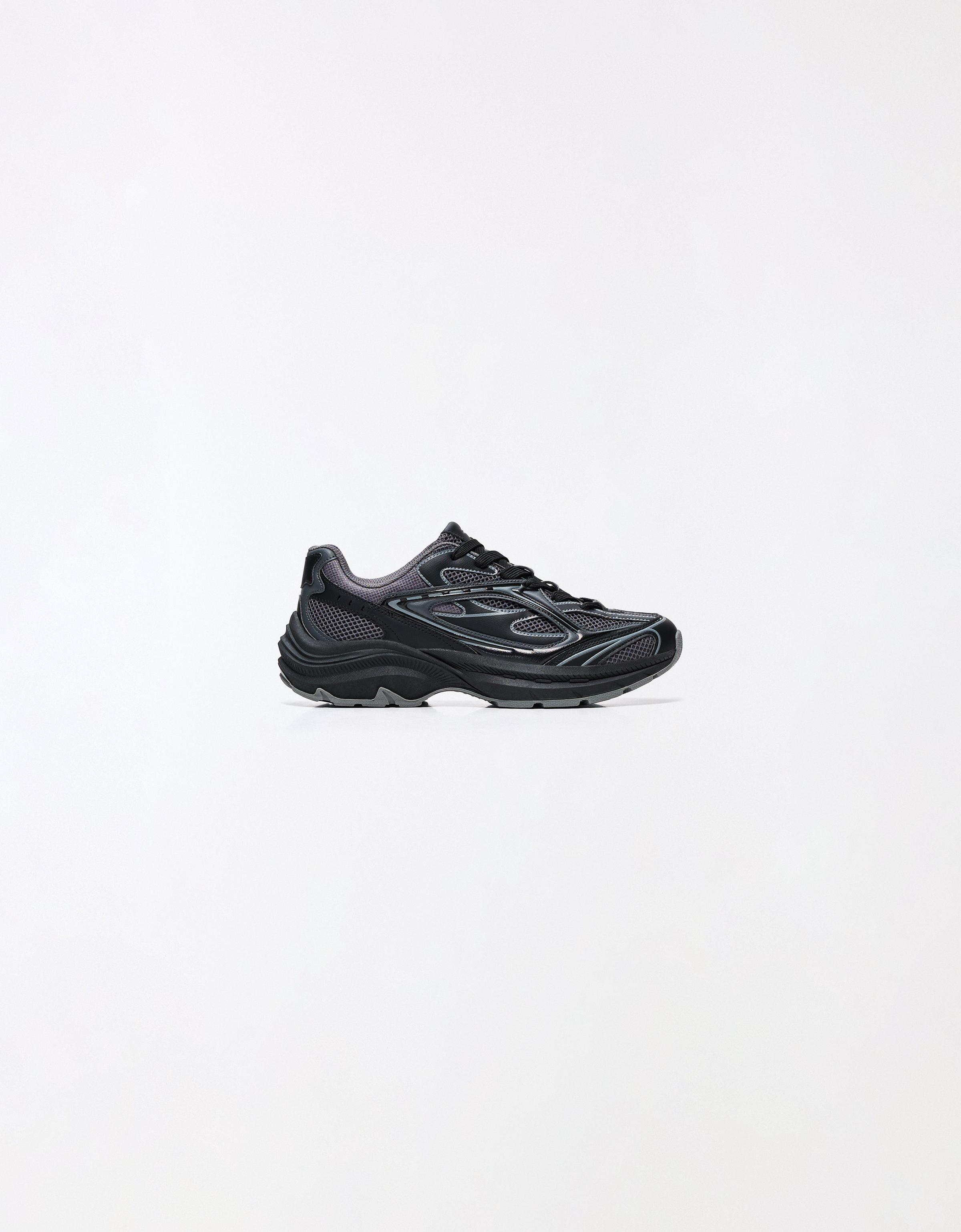 Chunky sole trainers — BLACK