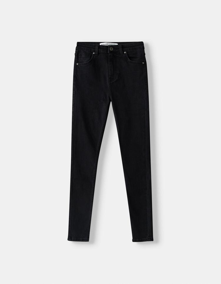 Süper yüksek bel skinny fit jean