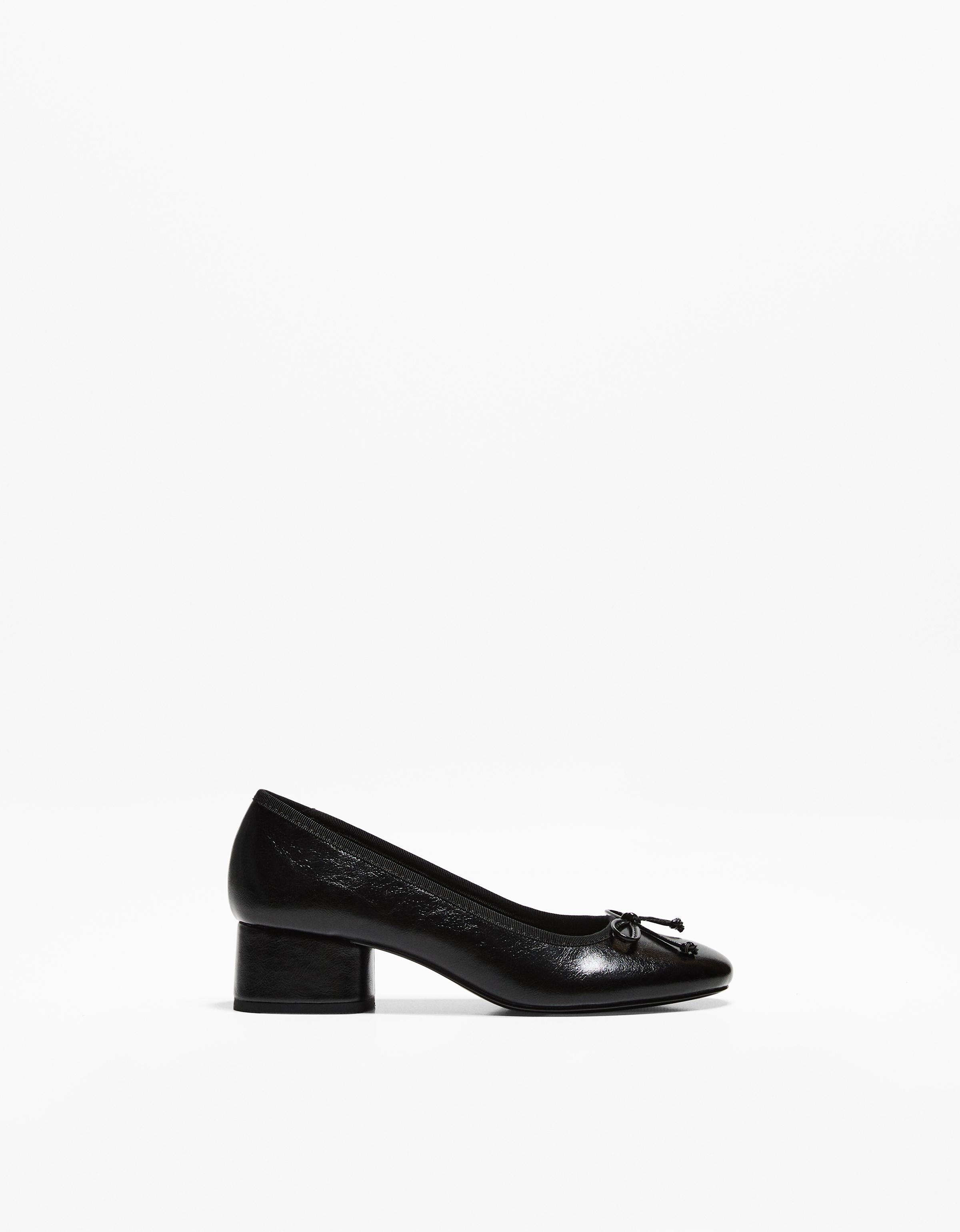 Thumbnail - Bershka Ballerinas Mit Absatz Damen 41 Schwarz