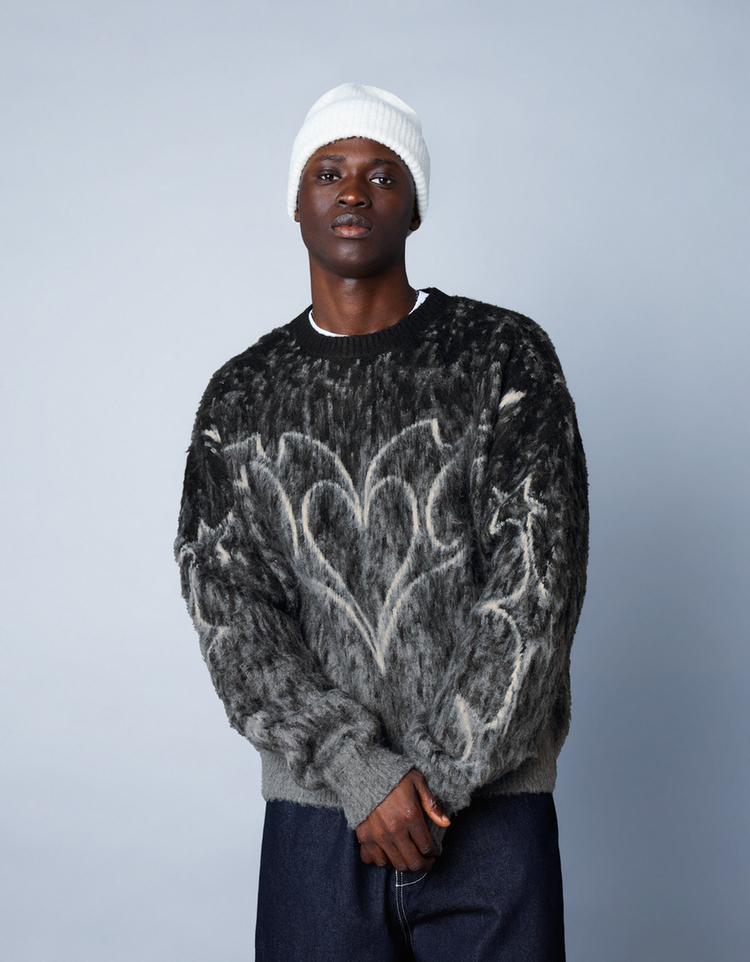 Jersey efecto cepillado print