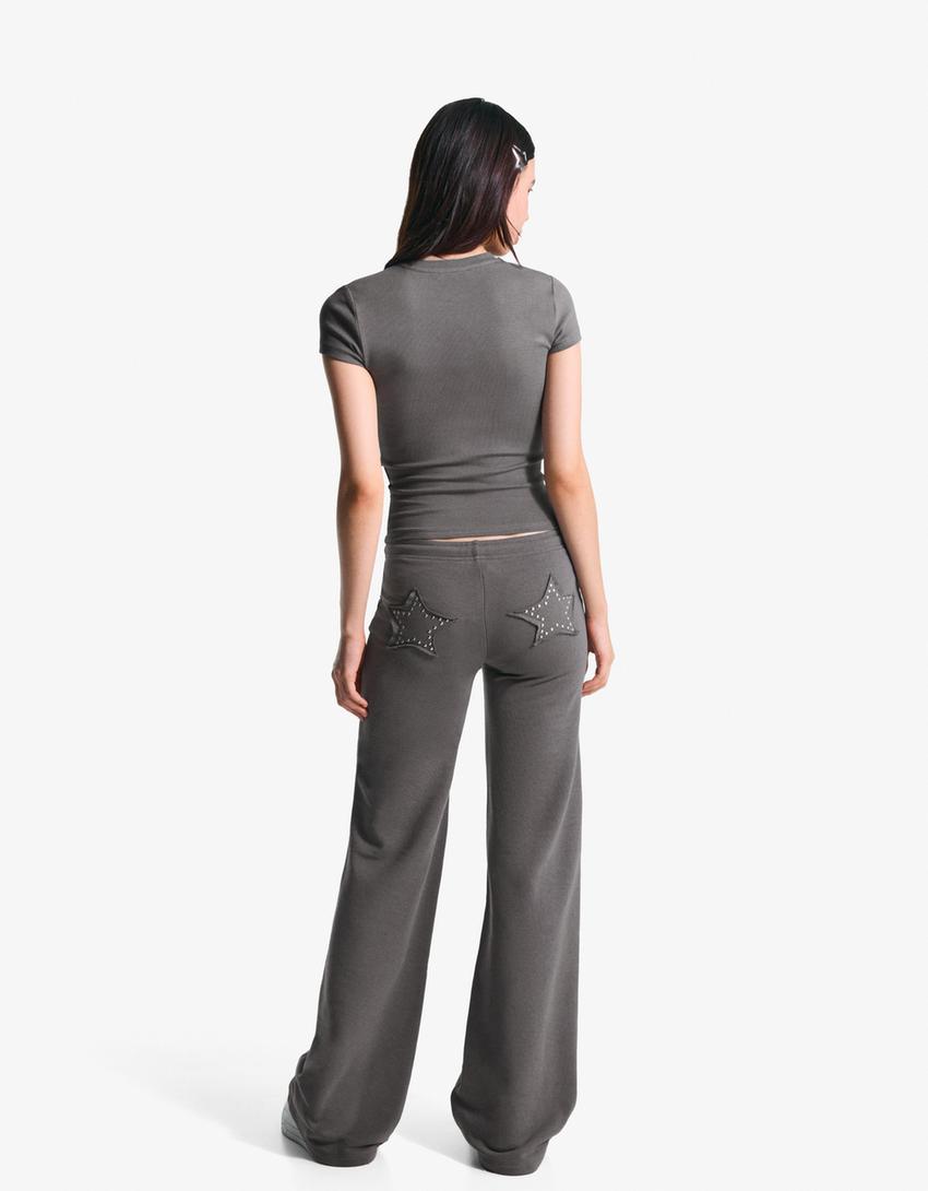 Pantalons pelfa amb tacs-Gris-3