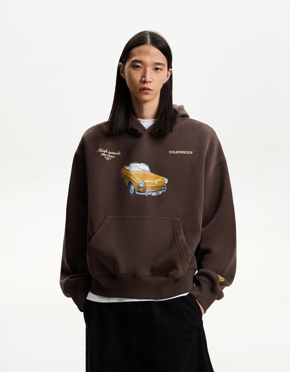 Volkswagen boxy fit print hoodie